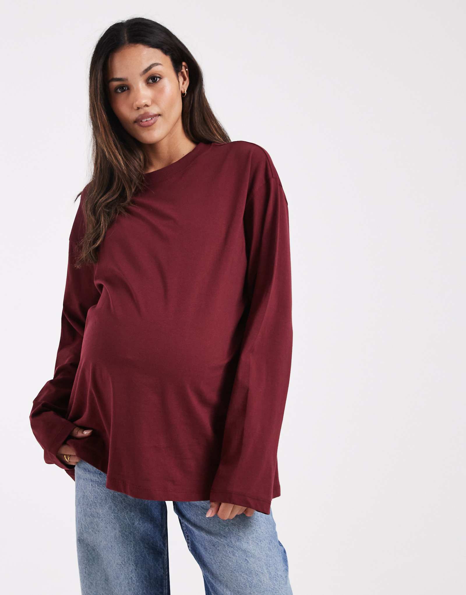 ASOS      burgundy