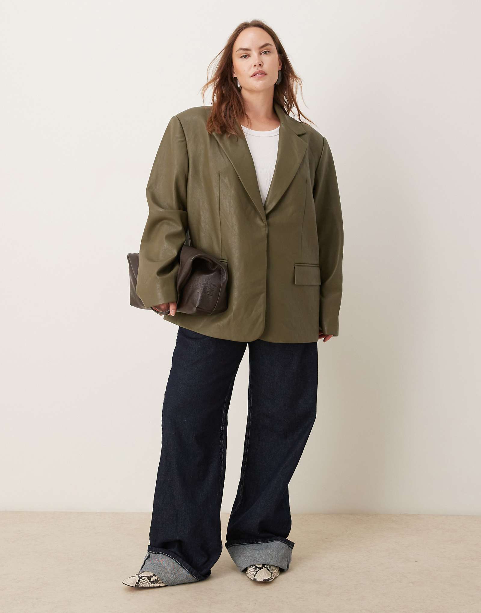 ASOS DESIGN Curve - dark green 11190₽