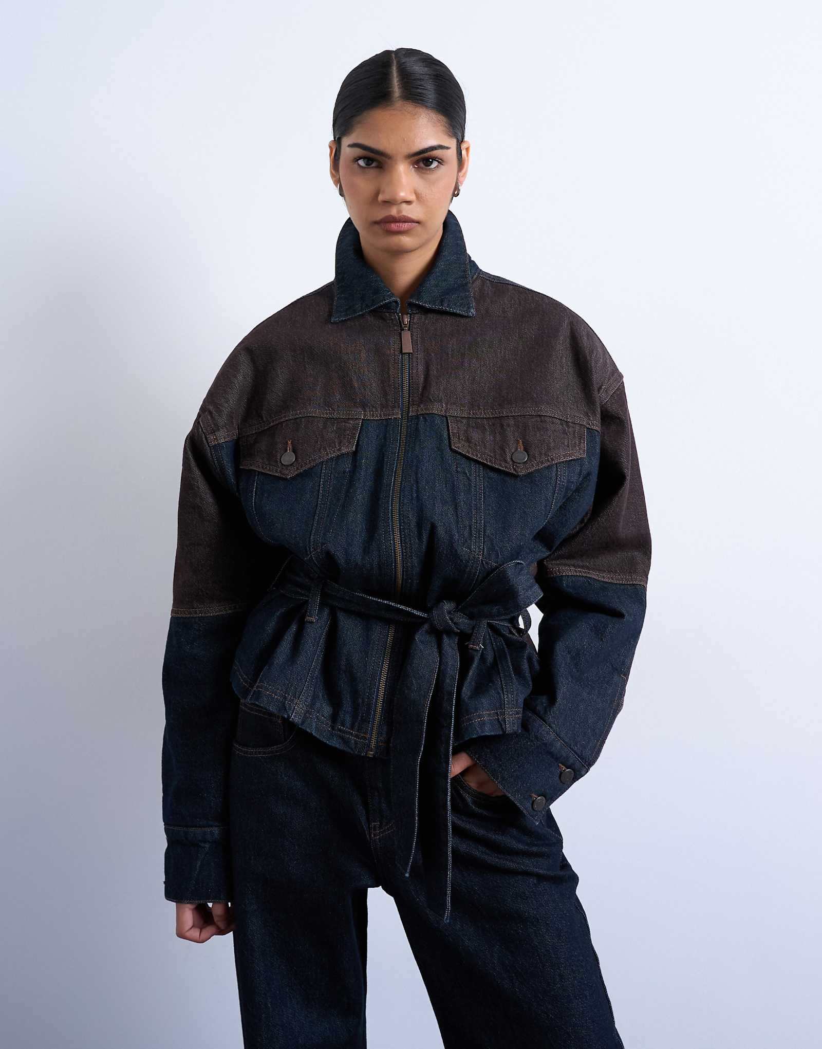 Topshop brown and blue 30190₽