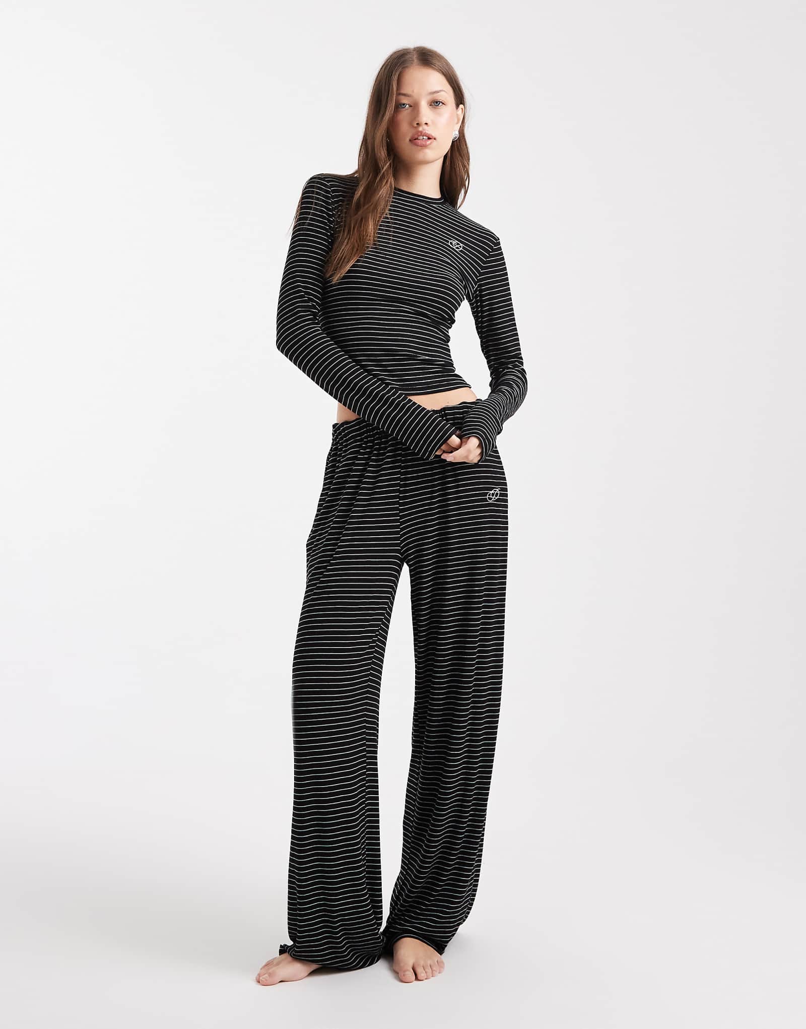 Daisy Street - black white stripe 12090₽