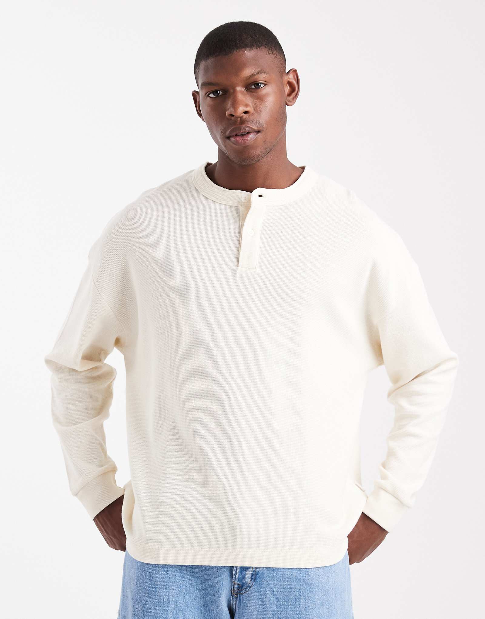 Jack -Jones henley antique white 8690₽