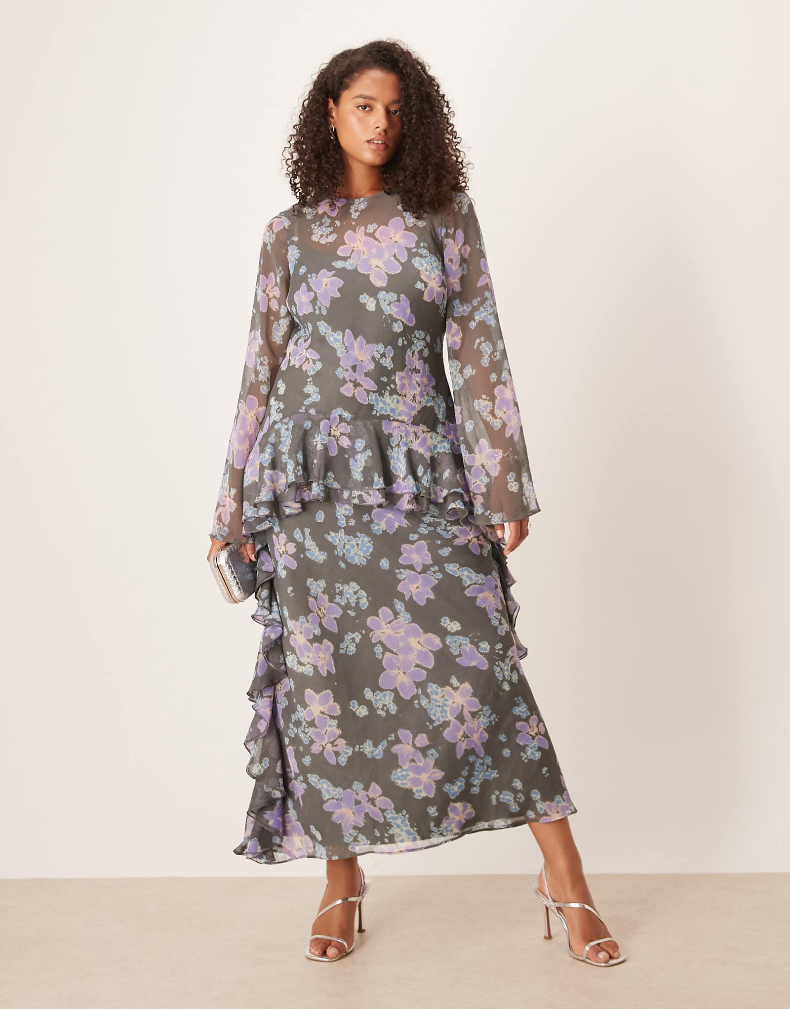 - ASOS DESIGN Curve blue floral 17390₽