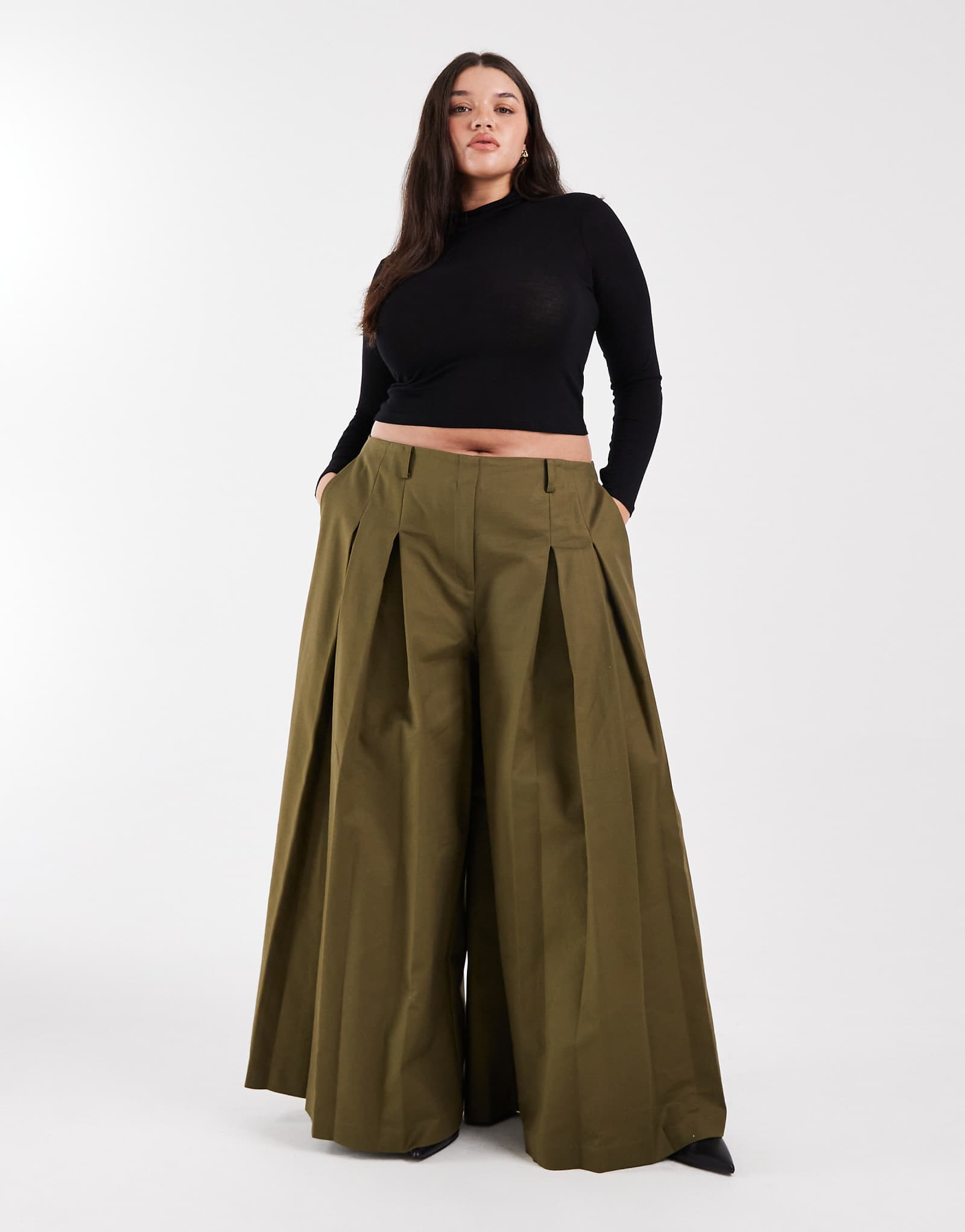 ASOS DESIGN Curve khaki 16290₽