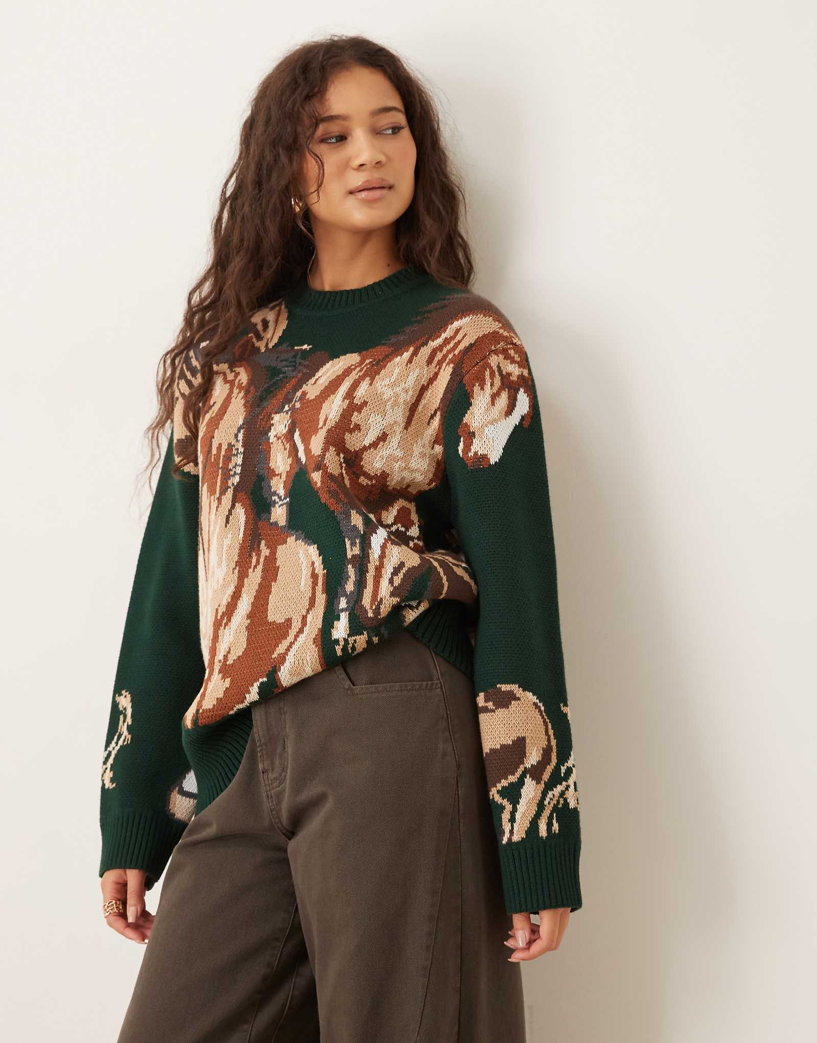 House of Sunny wild horses - green 38790₽