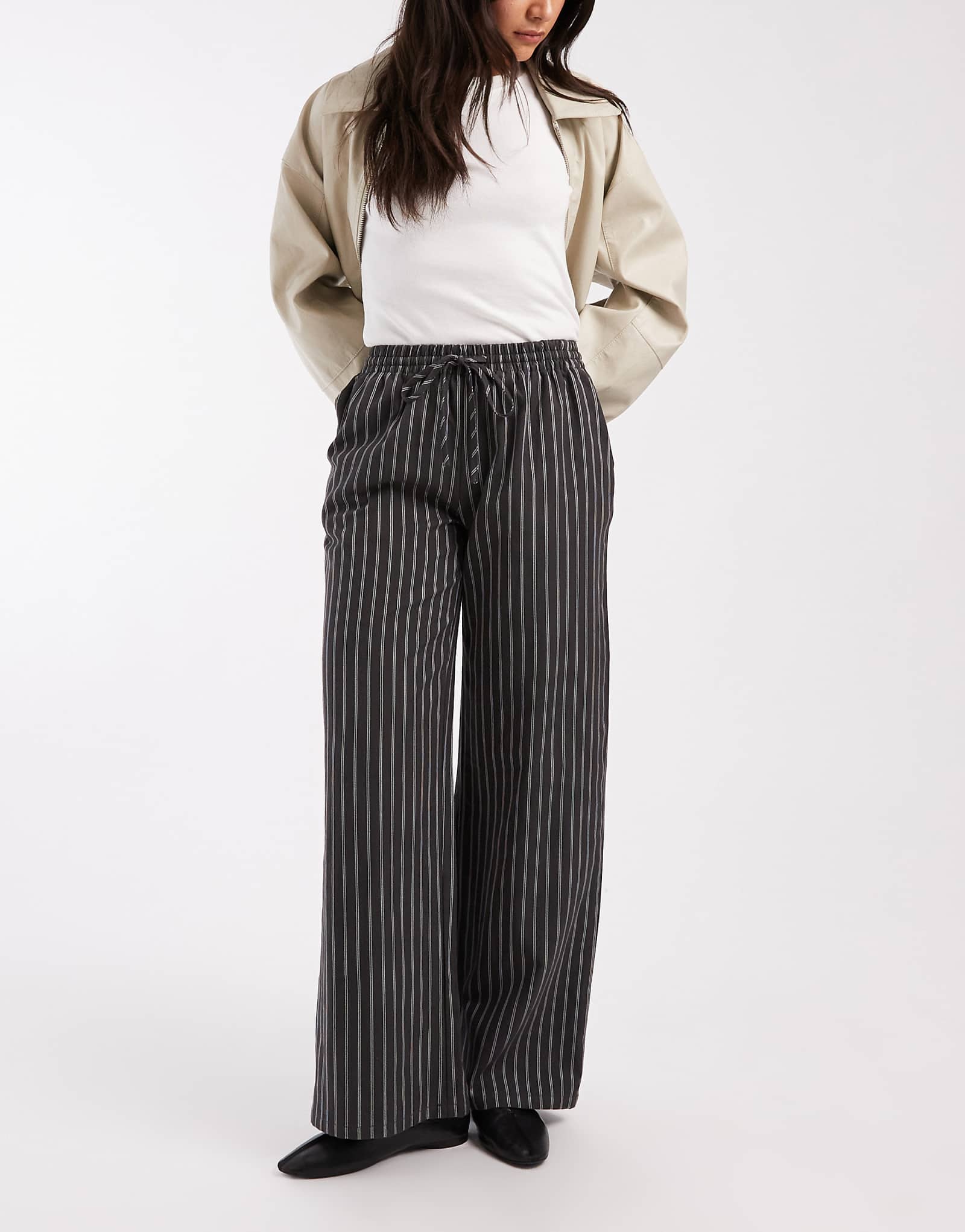 Daisy Street charcoal stripe 9390₽