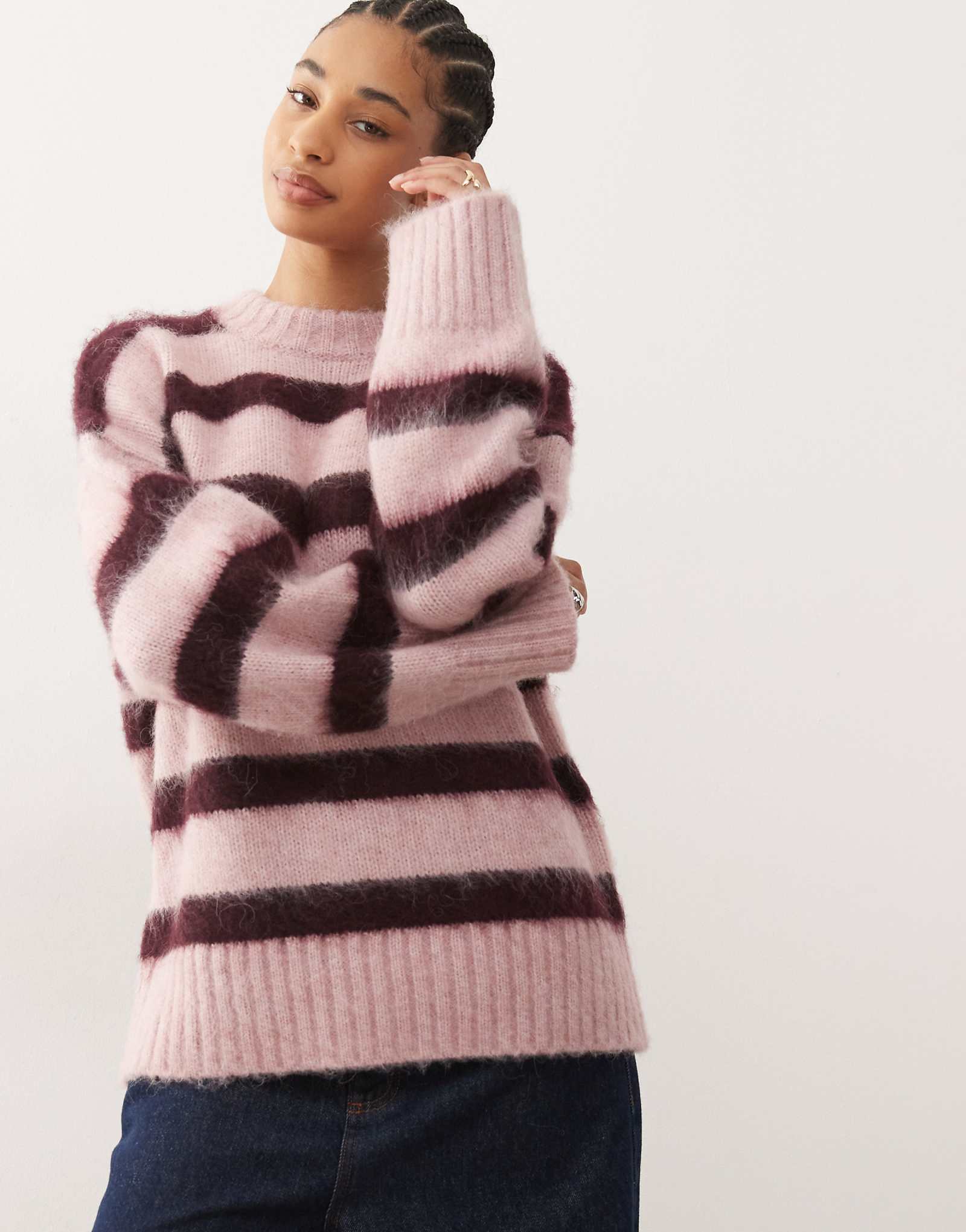 Monki oversize pink stripe 13690₽