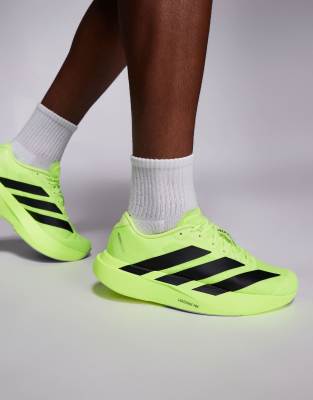 кроссовки adidas для бега Adizero EVO SL ярко-зеленого цвета