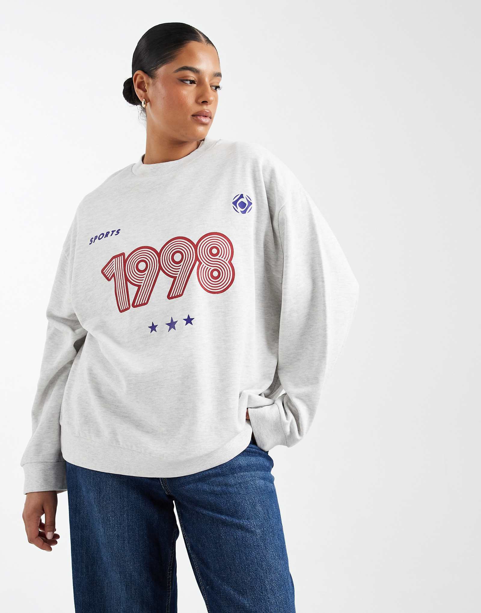 ASOS DESIGN Curve 1998 ice marl 10390₽