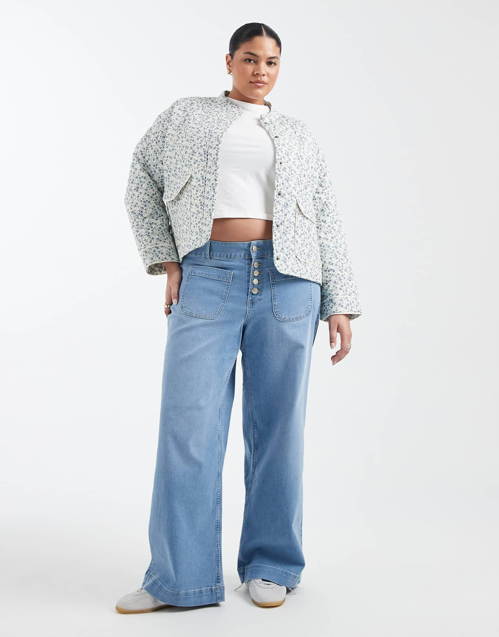 Vero Moda Curve Kayla - light blue denim 13590₽