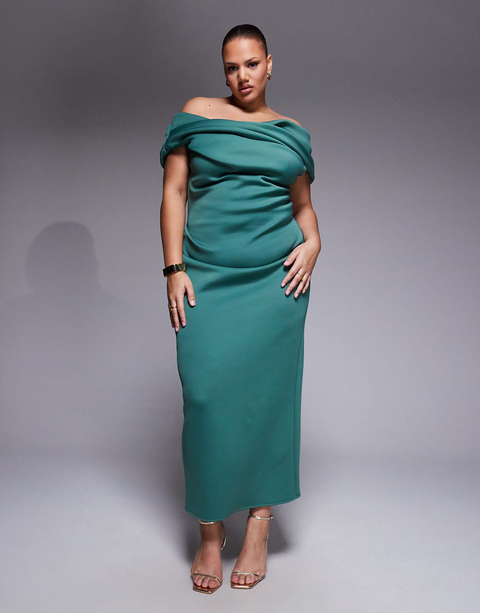 - ASOS DESIGN Curve bardot teal 19490₽