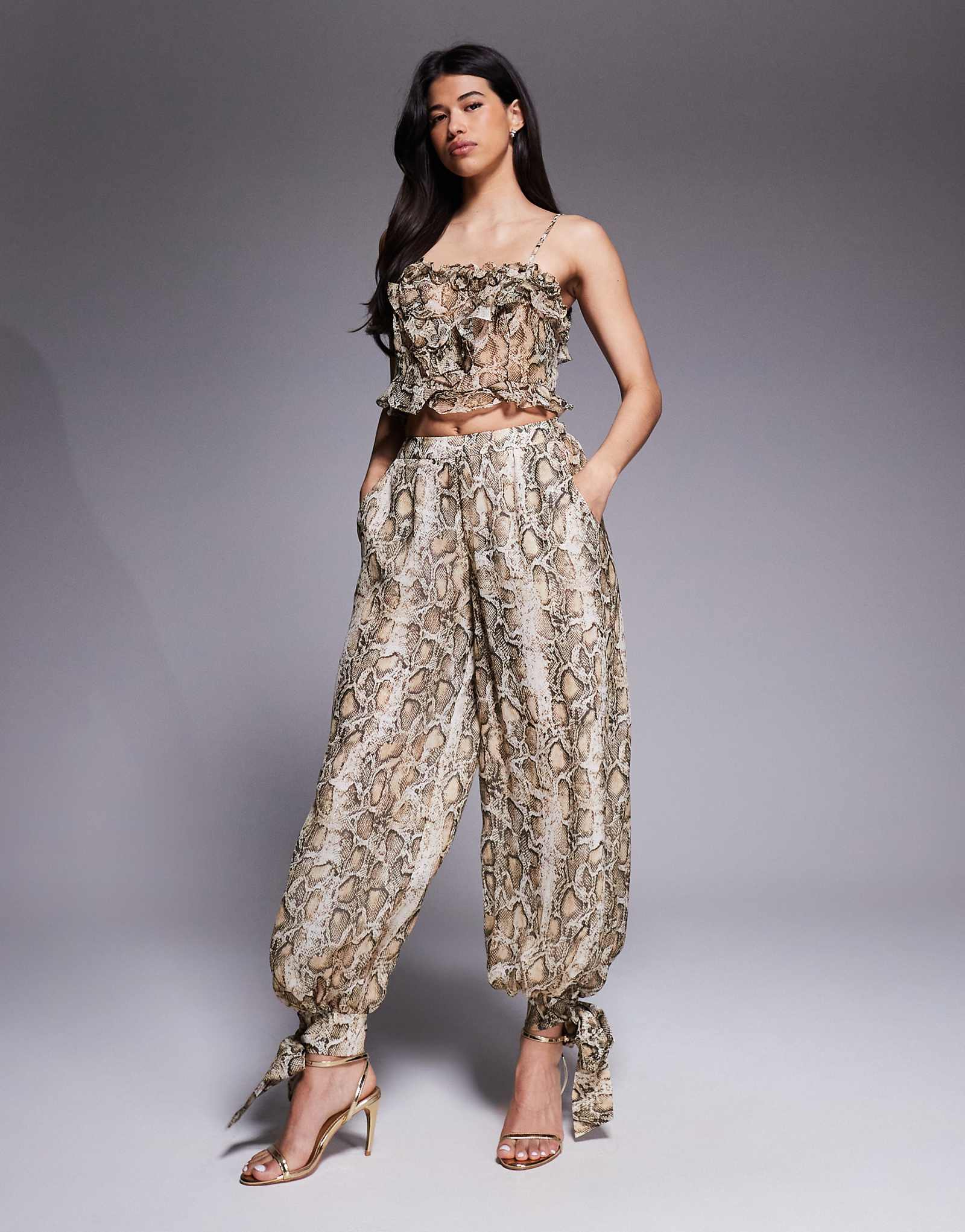 - Bardot Alira    -   snake print