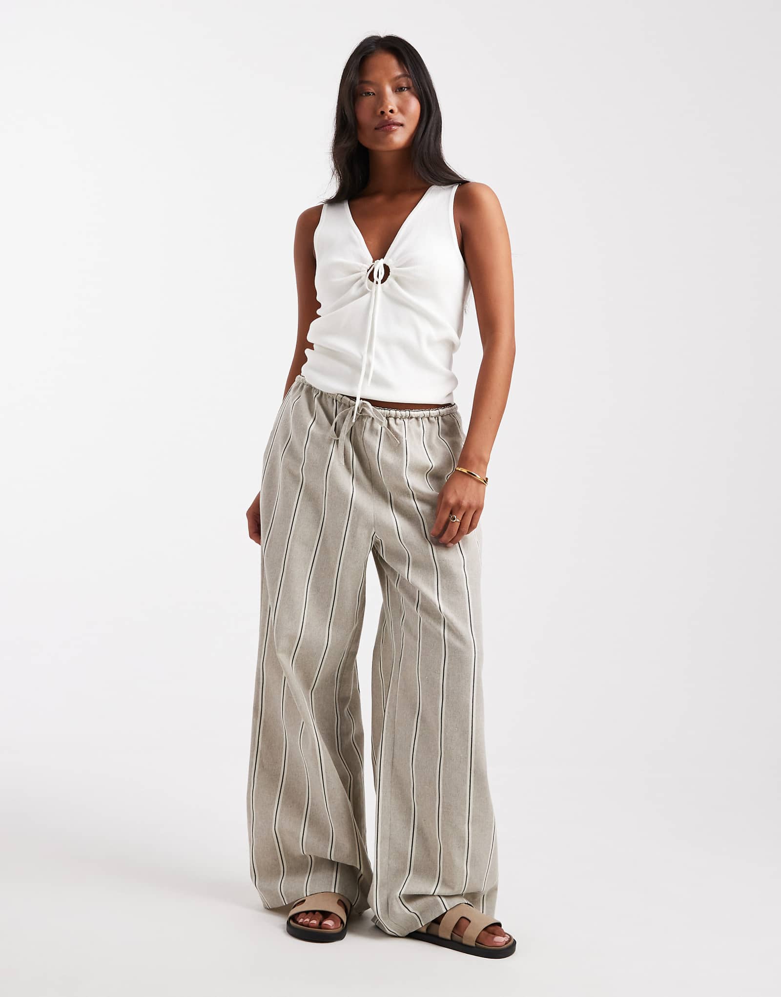 ASOS DESIGN Petite - taupe stripe 8790₽