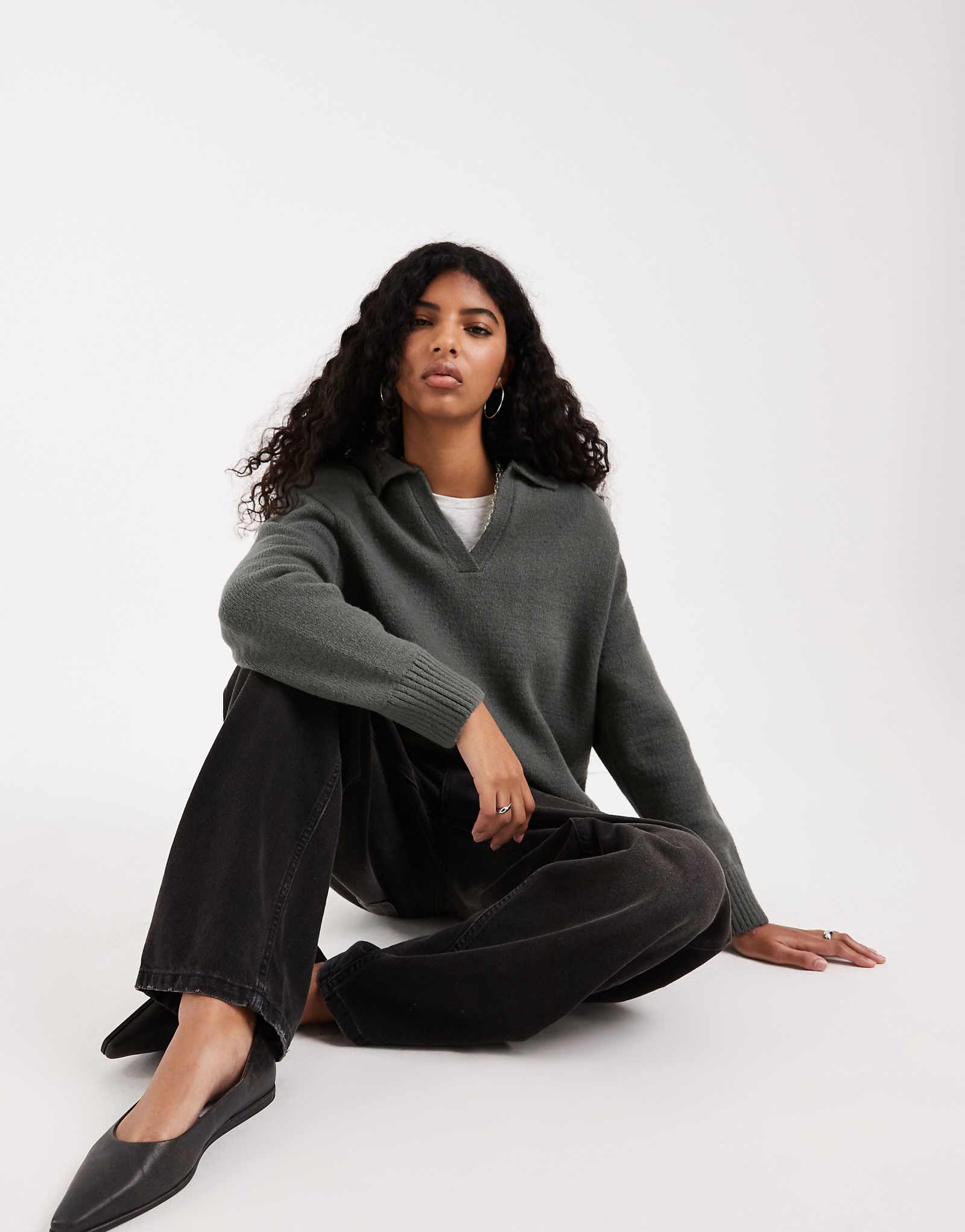 - ASOS DESIGN knit ultimate      gray