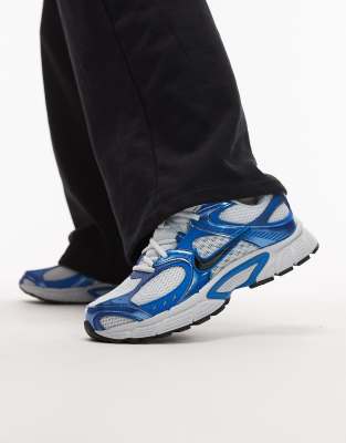 Кроссовки Nike V5 RNR синего и белого цветов  mid blue