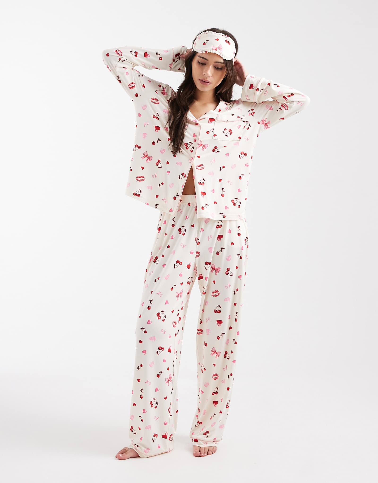 Miss Selfridge super soft cherry - bow print 14090₽