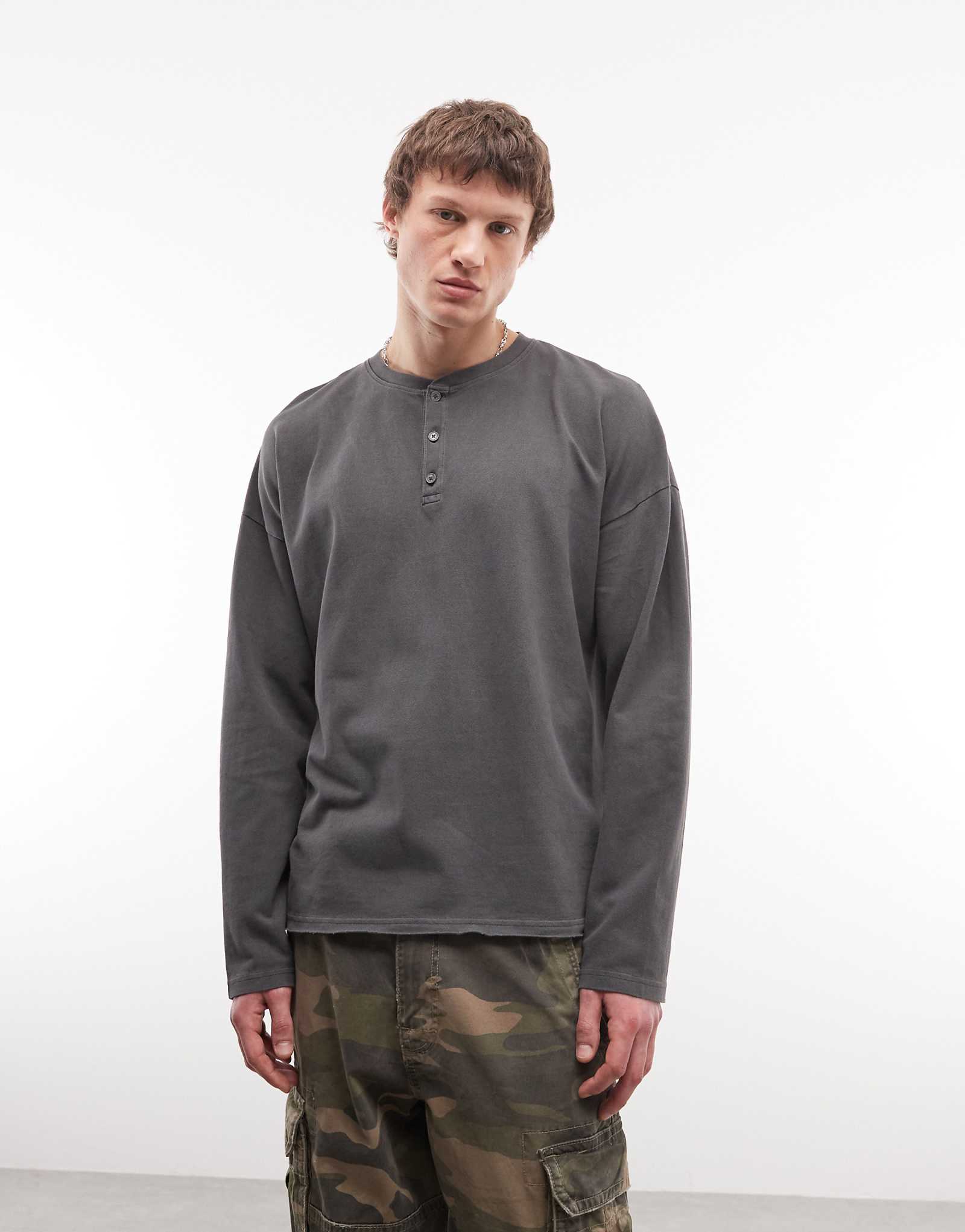 Vinny henley grey wash 12790₽