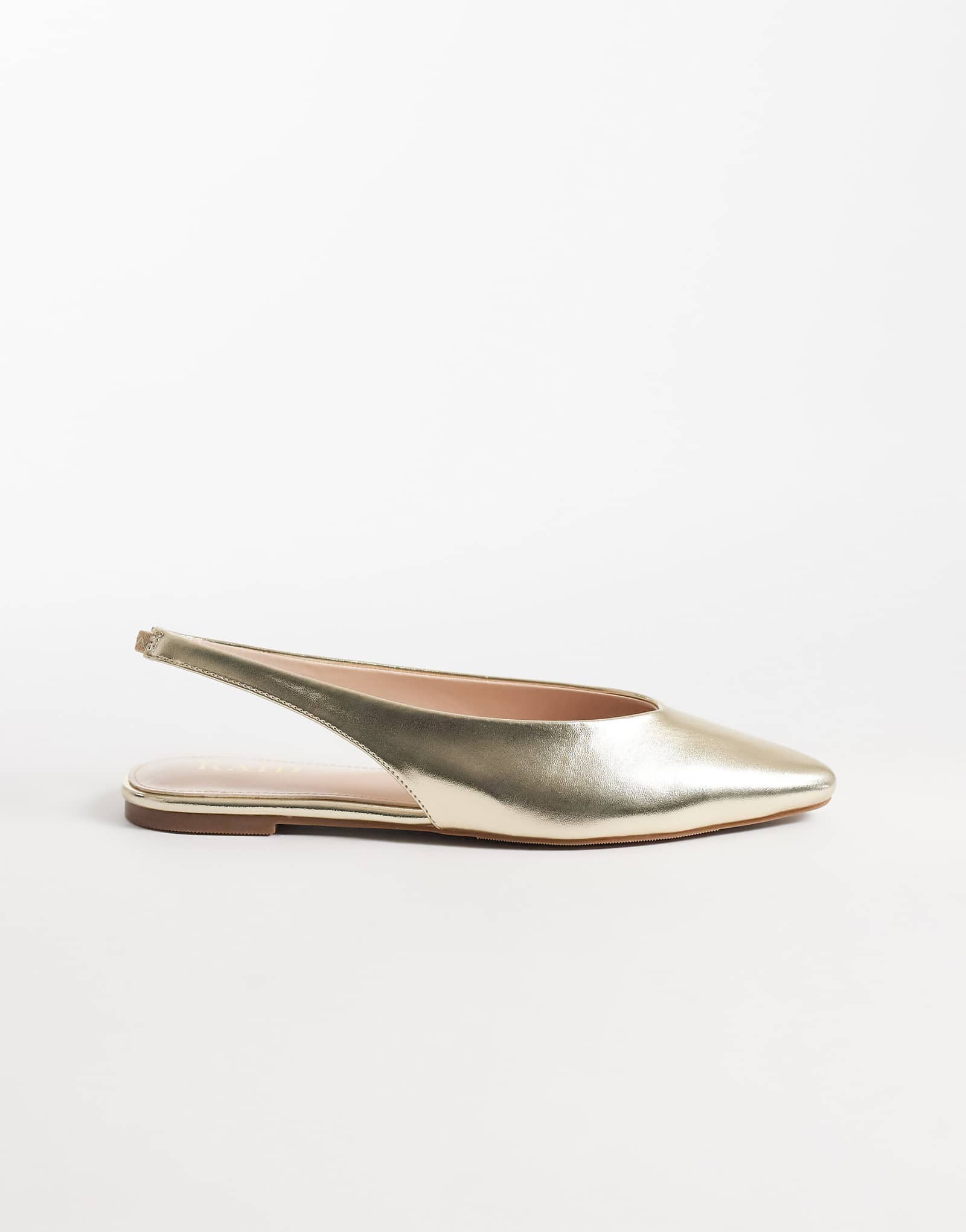 RAID Piella slingback flat shoes in gold gold pu 8490₽
