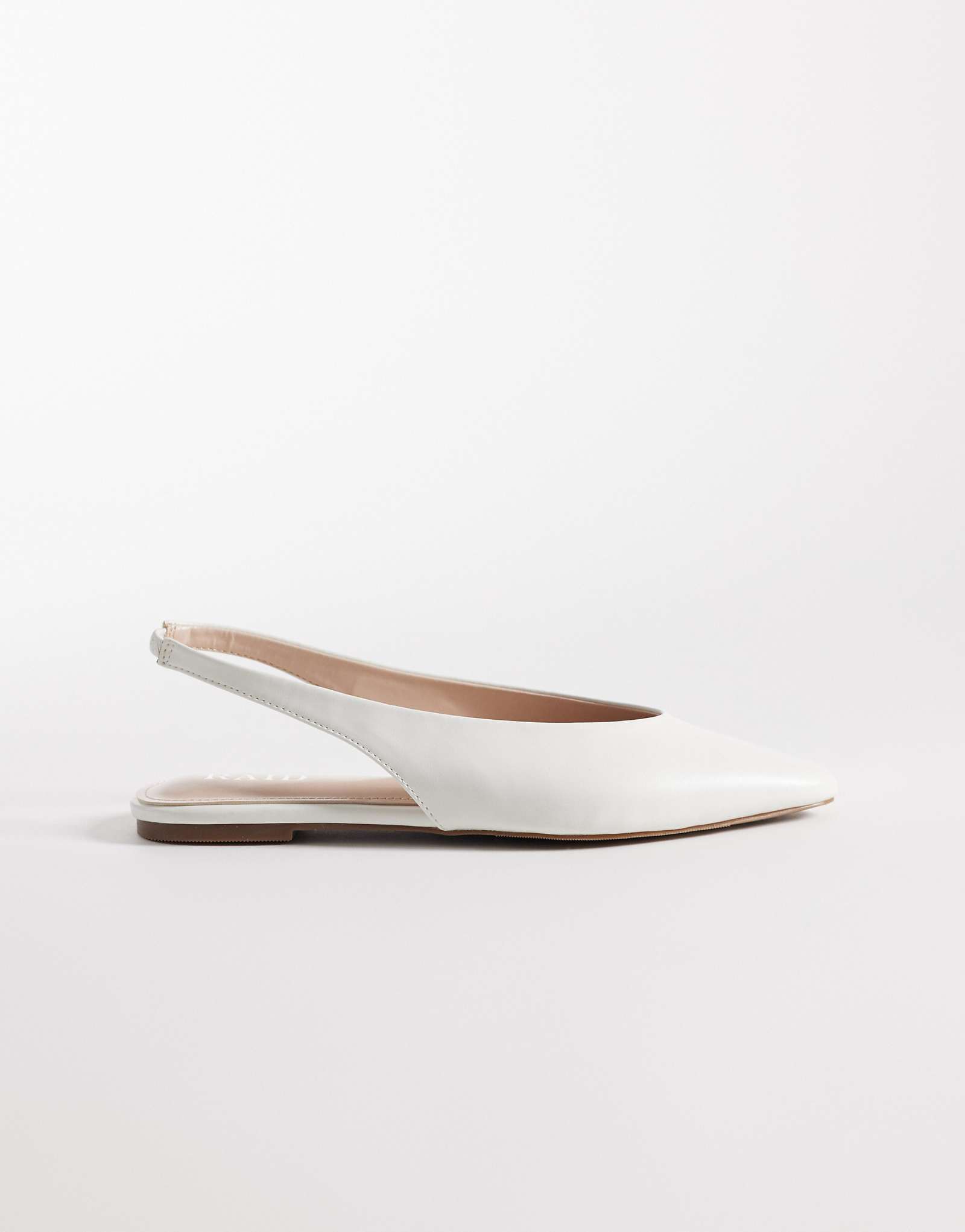 RAID Piella slingback flats in white white pu 8490₽
