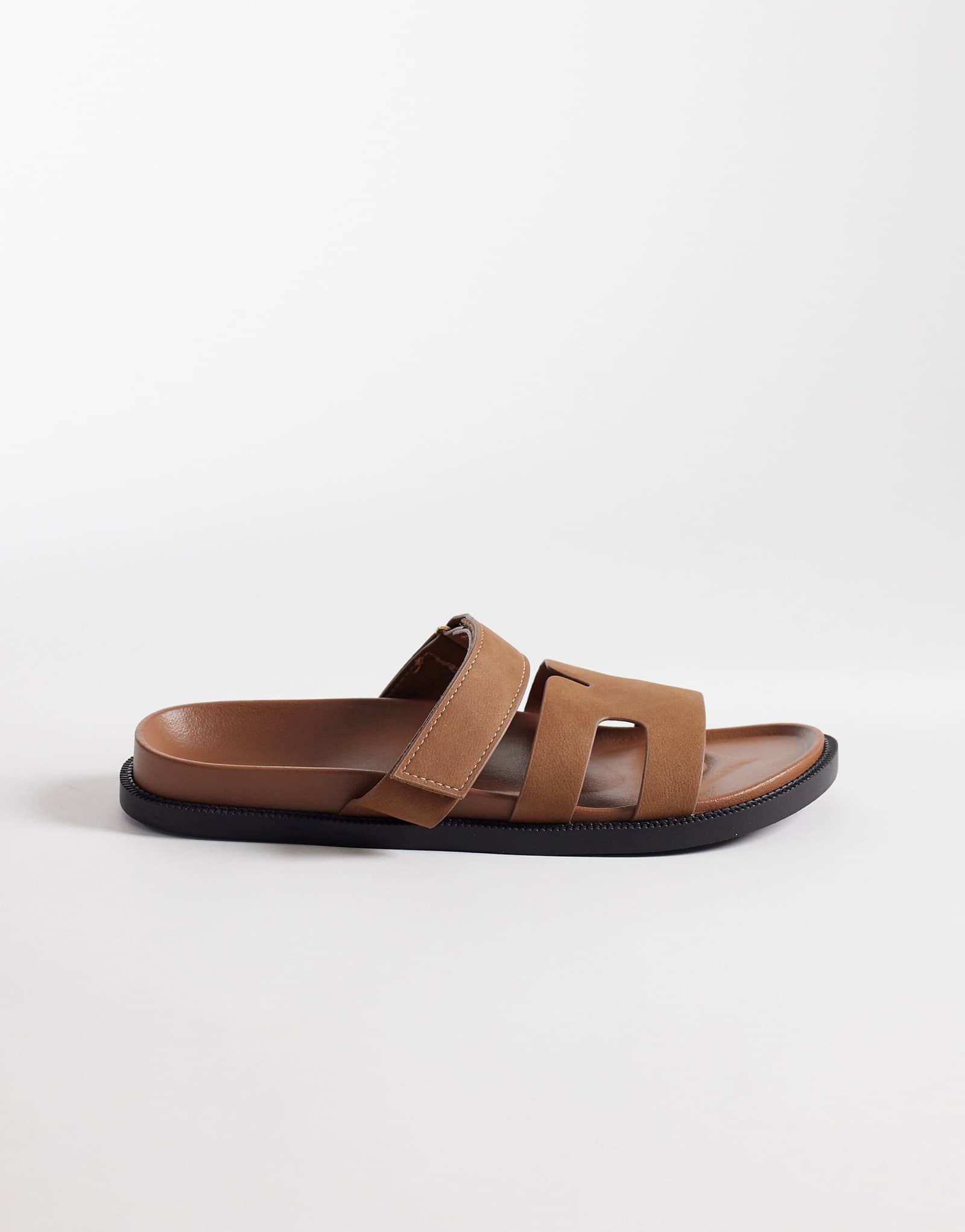 SEQWL Kidman faux nubuck sandals with straps in brown brown 7590₽