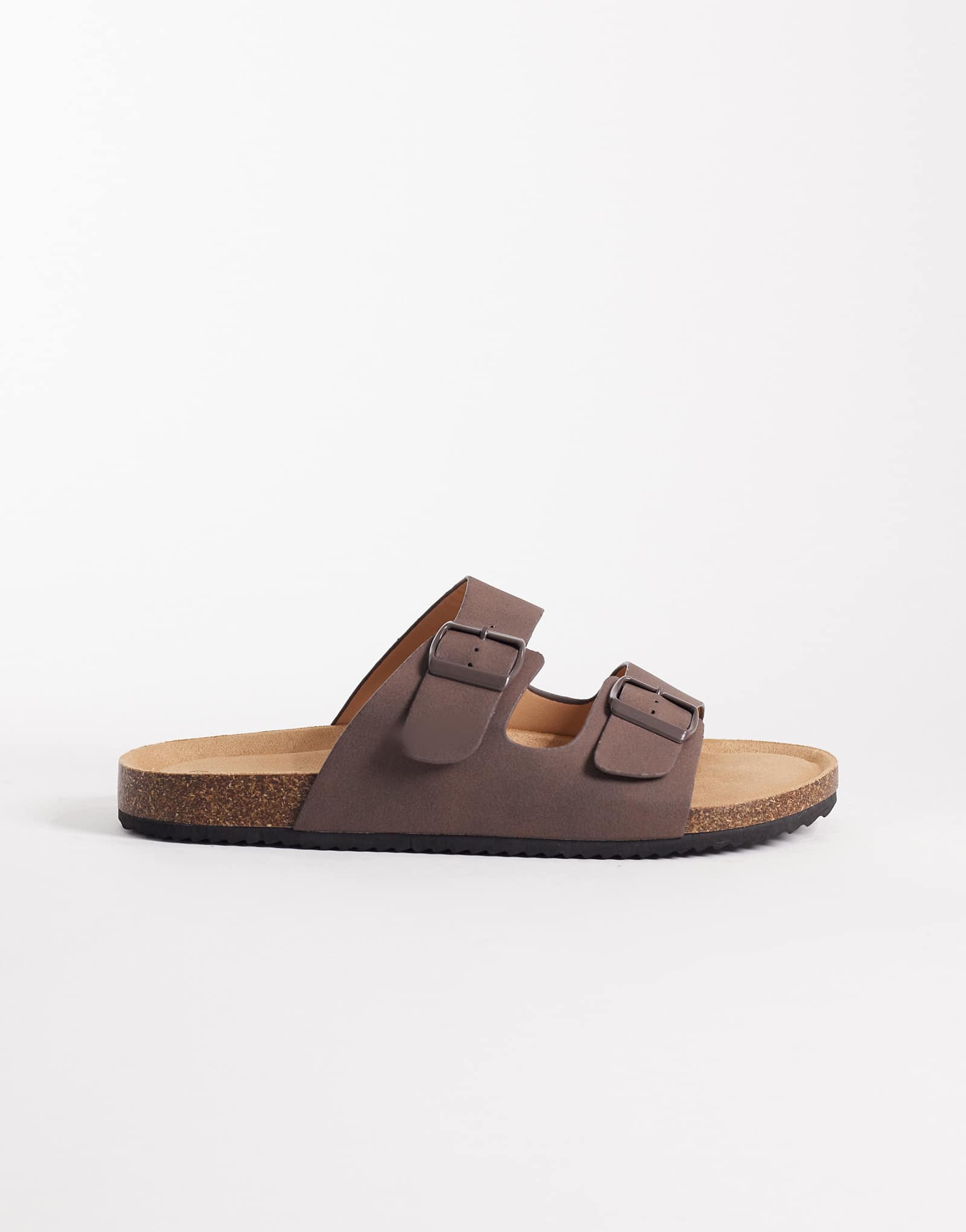 SEQWL Molsen sandals with buckles in brown choc 6190₽