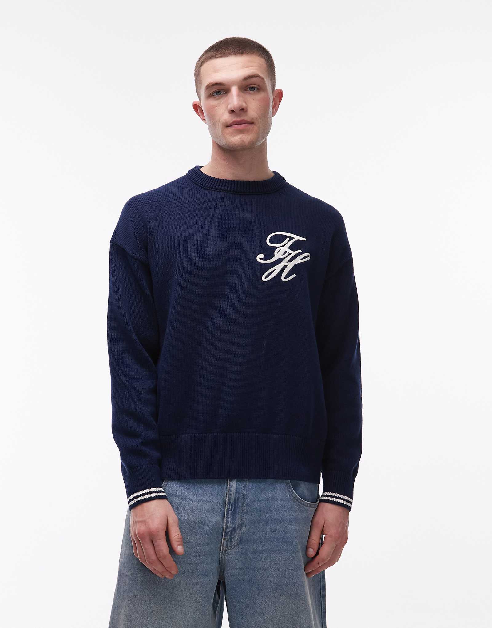 Tommy Hilfiger sweater in navy navy 44490₽
