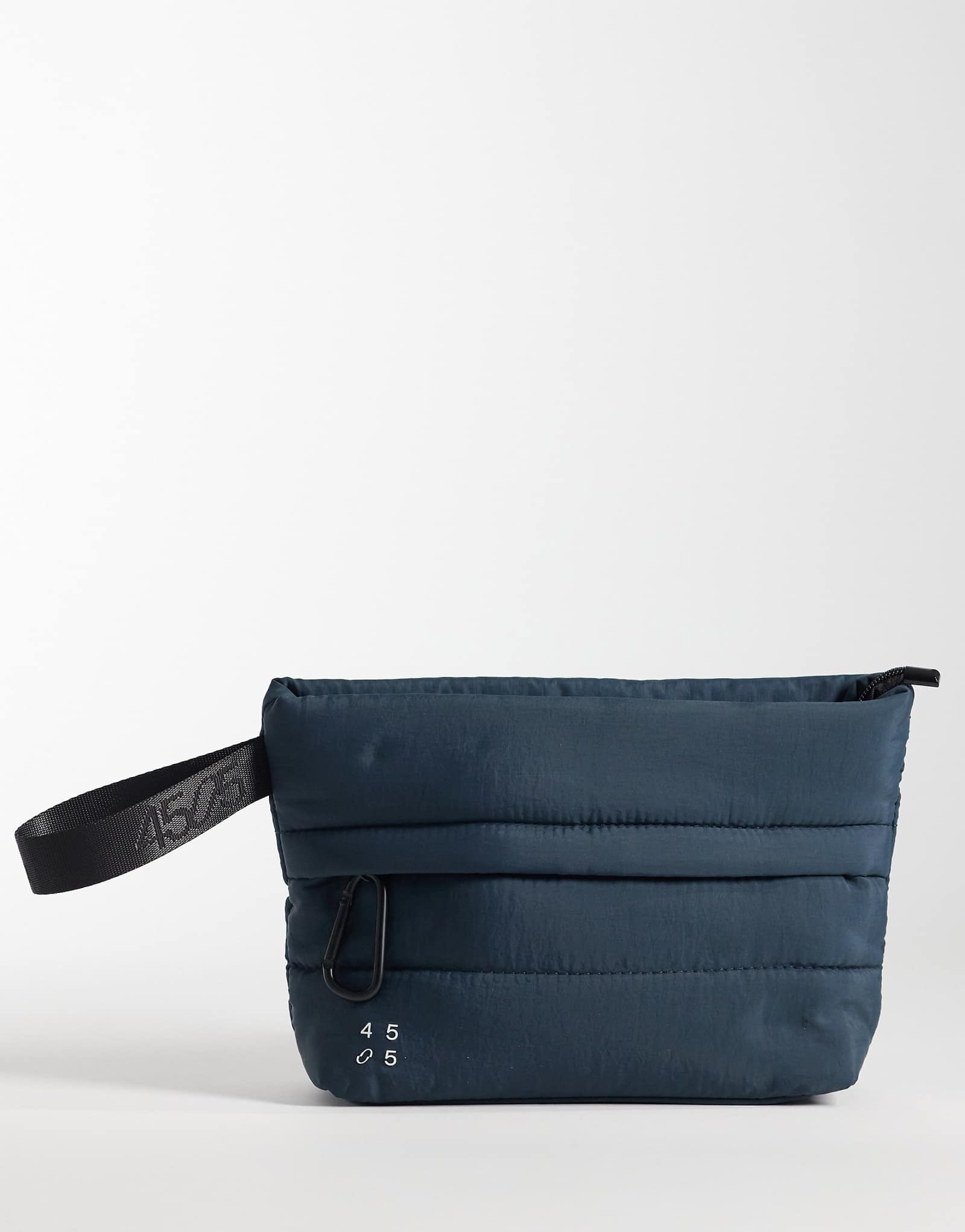 4505 padded woven gym toiletry bag with key clip in slate blue slate blue 4790₽