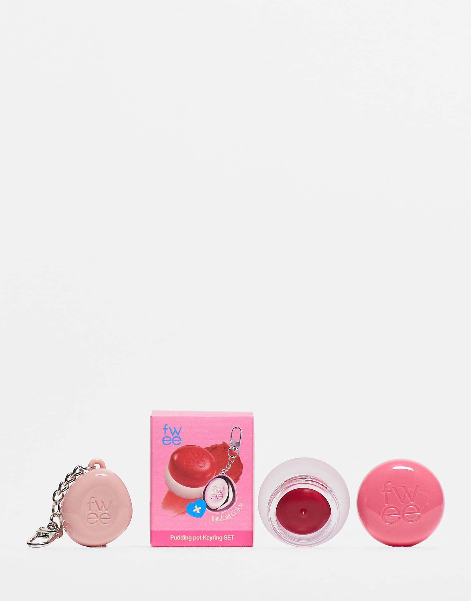 Fwee Lip -amp Cheek Blurry Pudding Pot Free Pendant Keyring - Cherry Shade cherry 5790₽