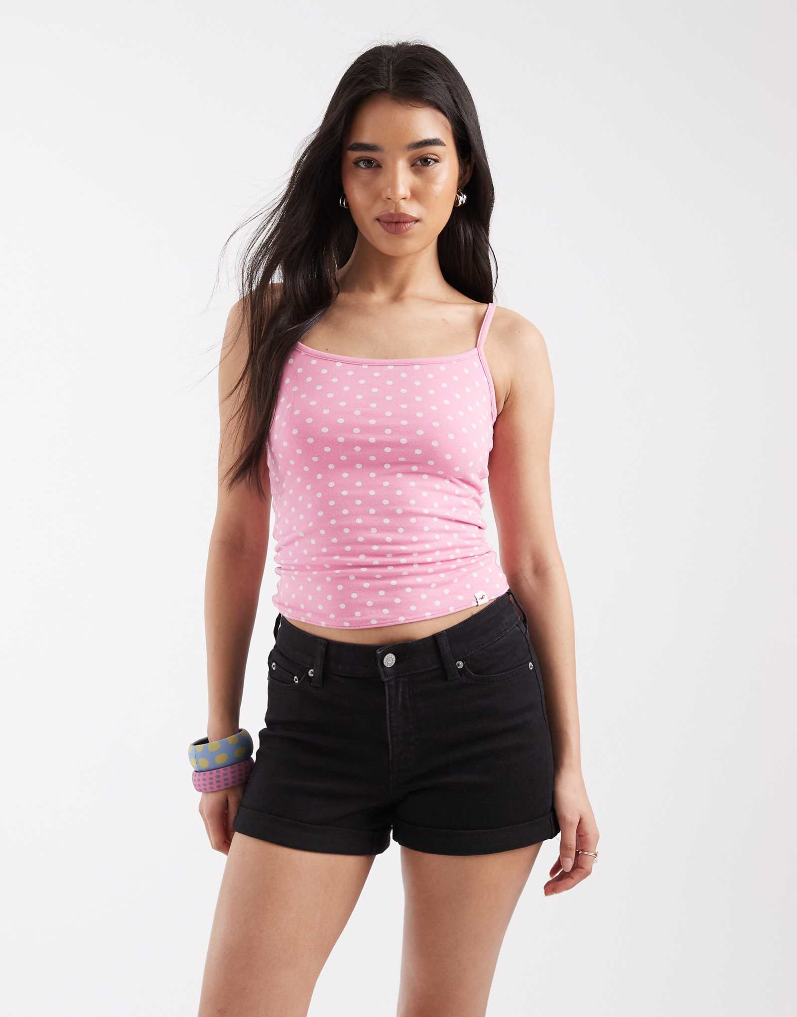 JJXX Nice cuffed denim shorts in black black 6190₽