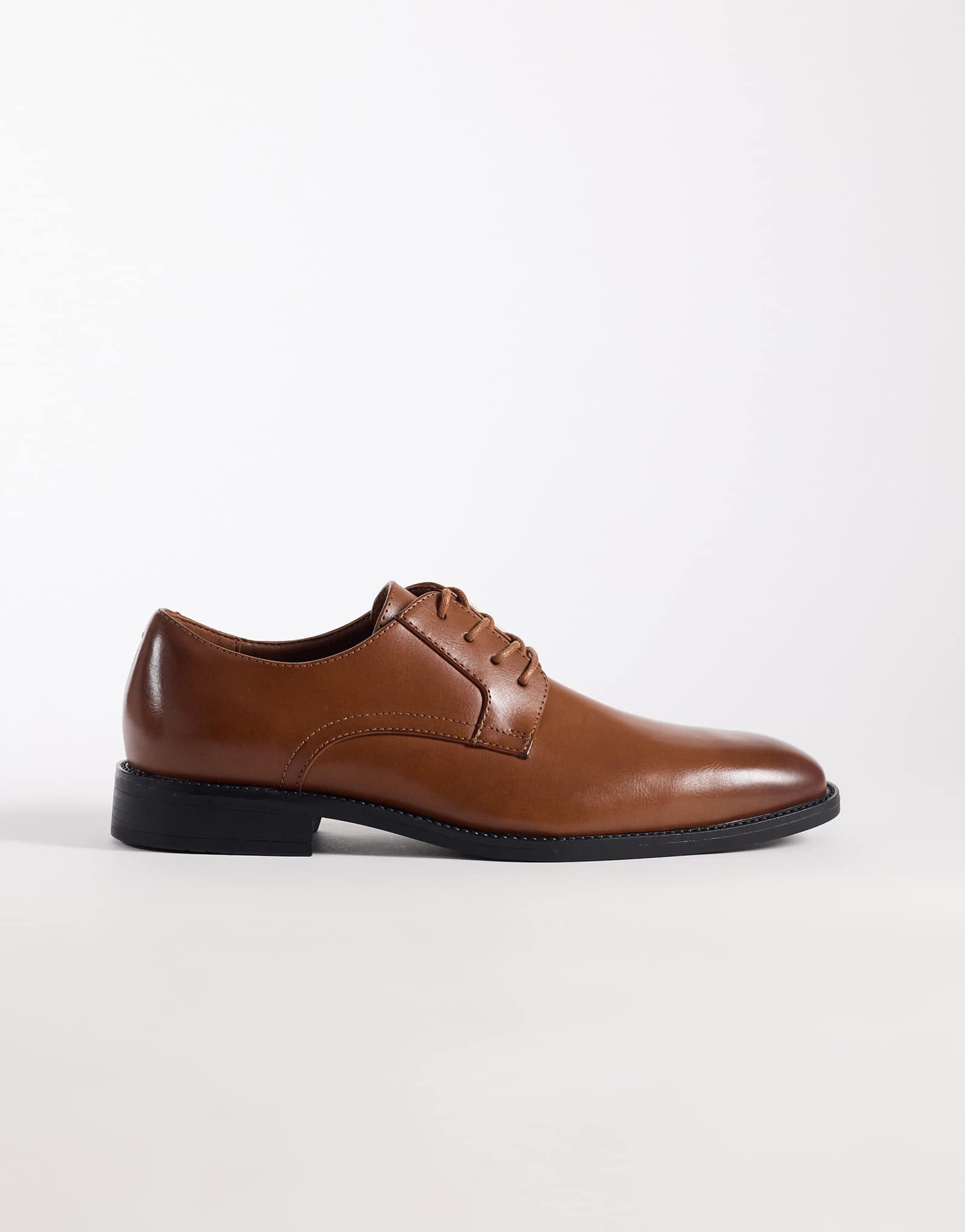 ASOS DESIGN derby shoes in brown tan 10690₽