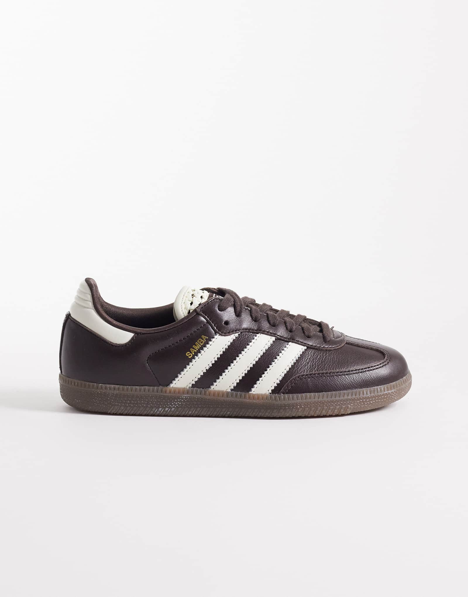 Adidas Originals Samba OG sneakers with crochet detail in dark brown brown 21290₽