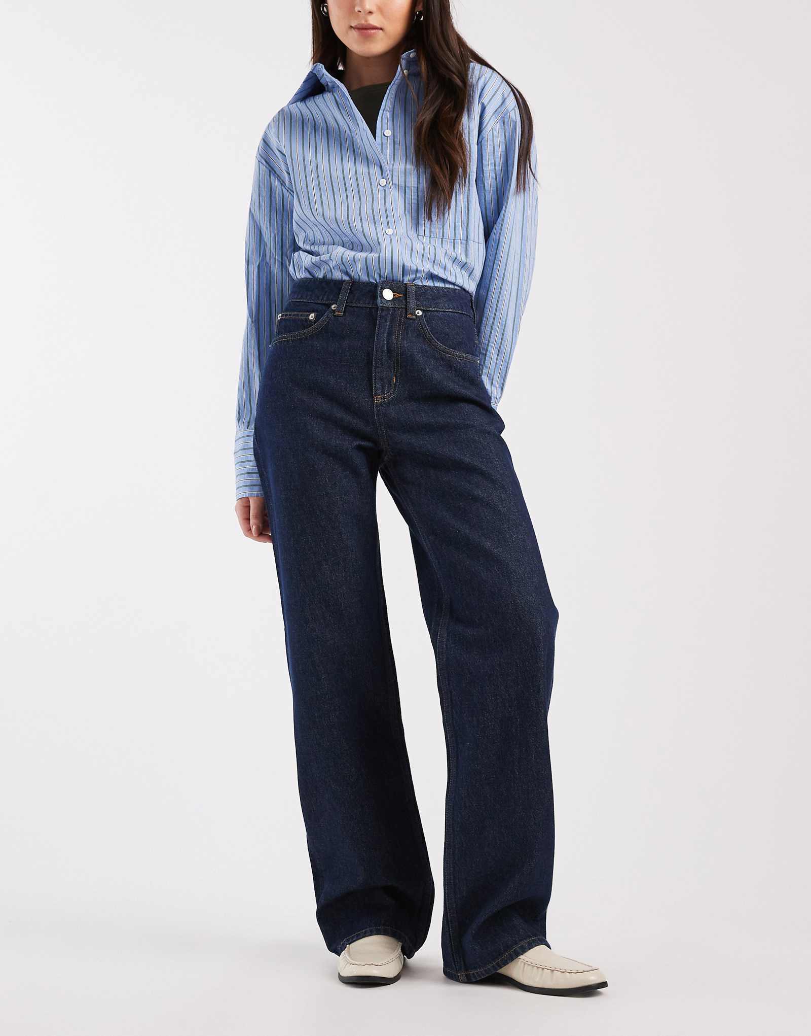 Cotton On 91 straight leg jeans in aries blue aries blue 13590₽