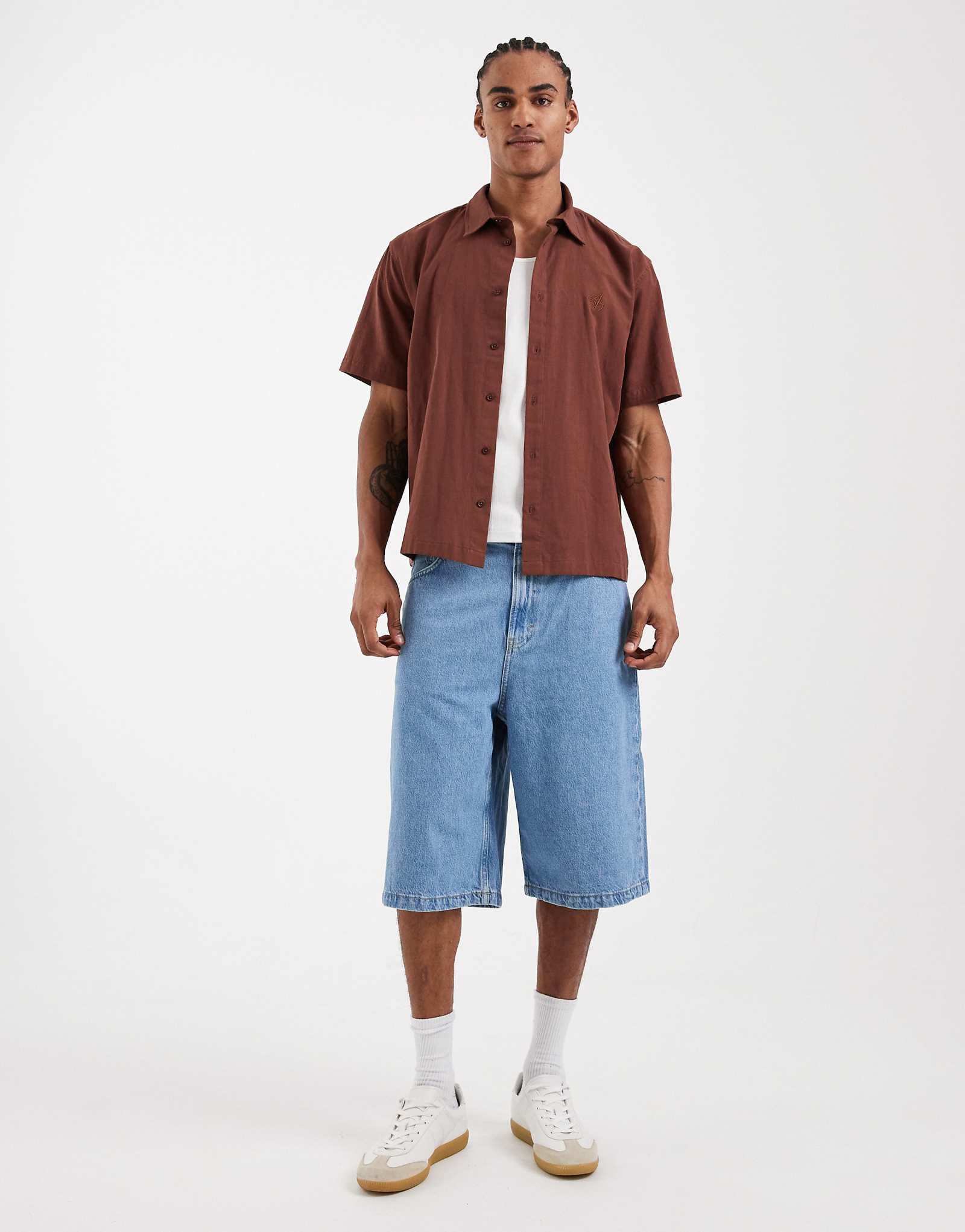 Cotton On super baggy jorts in stealers blue stealers blue 13590₽