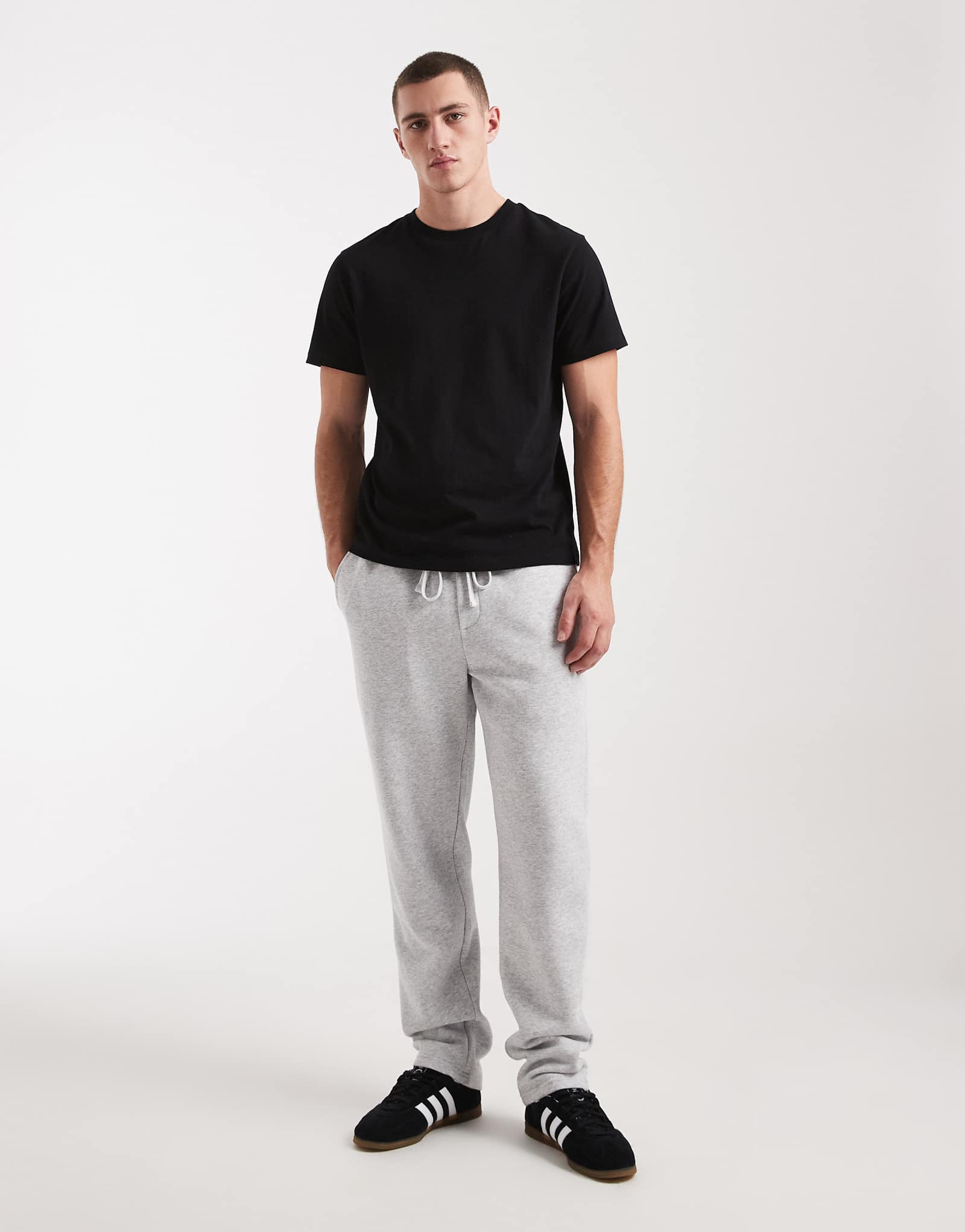Cotton On relaxed track pant in gray heather gray marle 8490₽