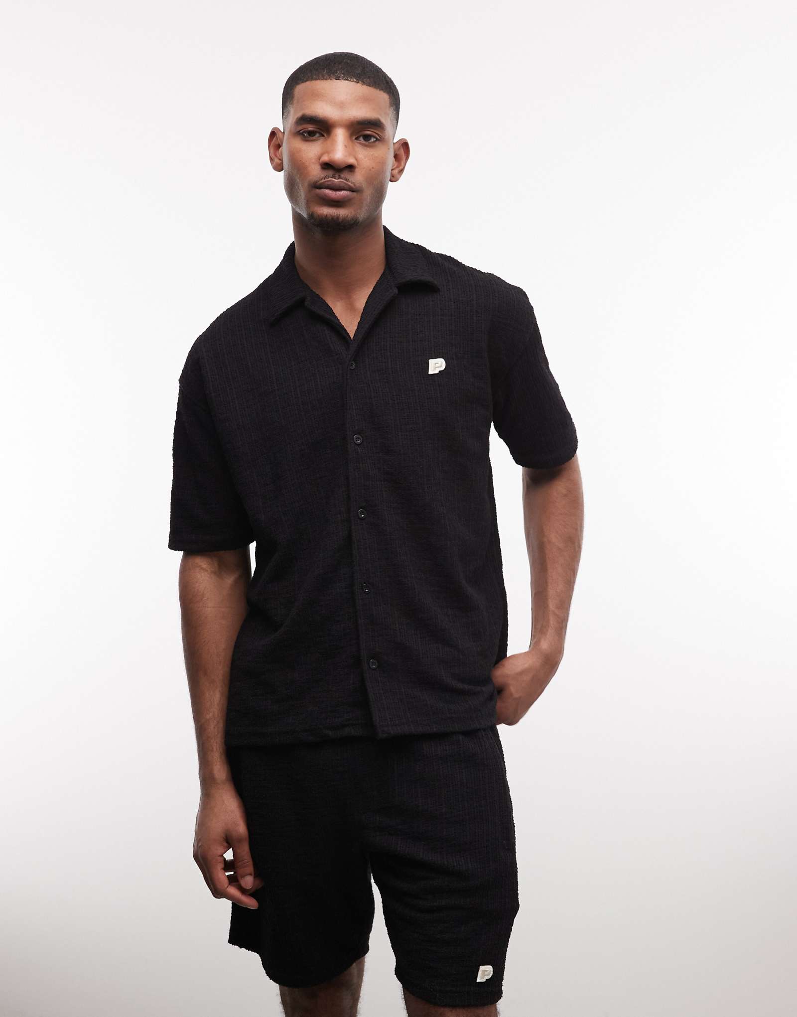 PEGADOR Libco knit shirt in black - part of a set black 16890₽