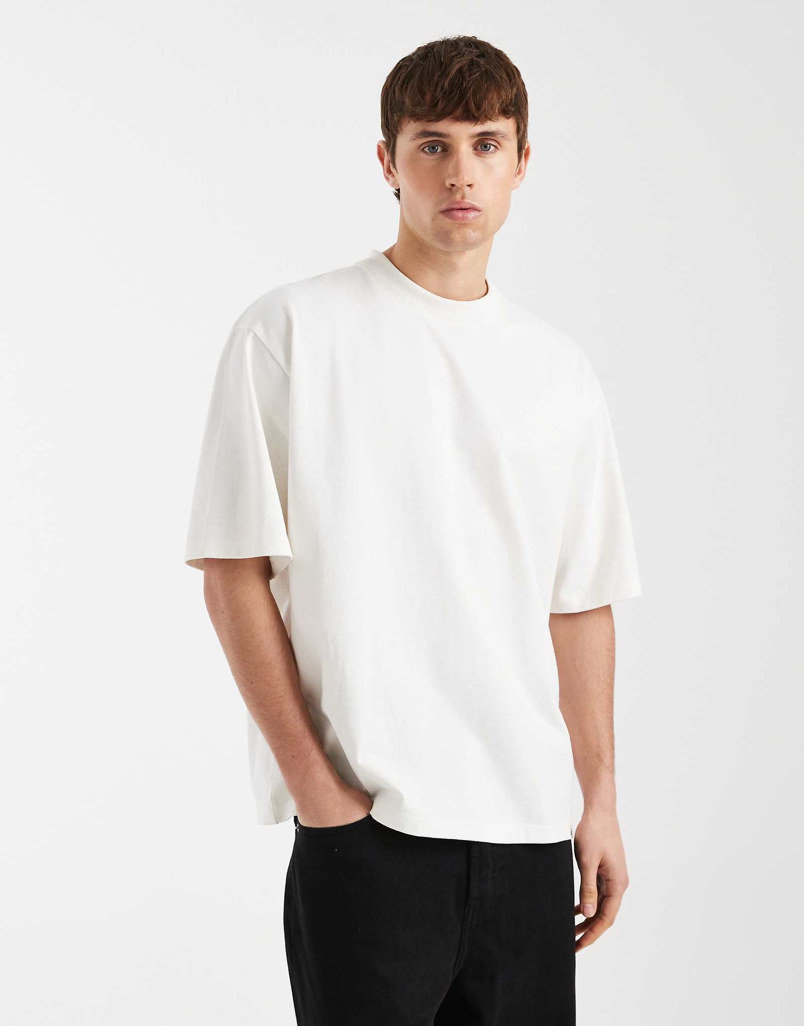 Redefined Rebel John heavyweight T-shirt in white white 4990₽