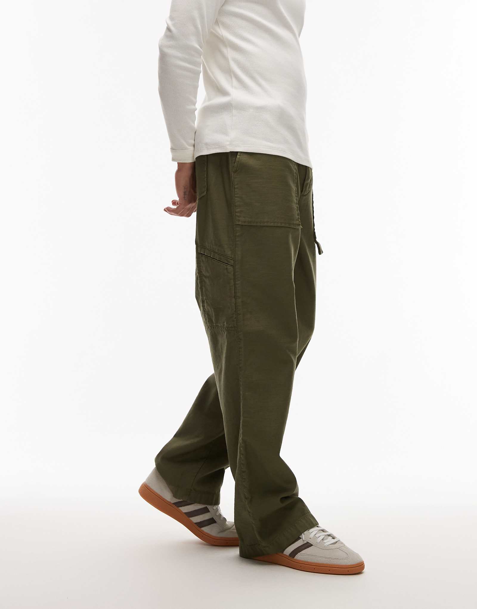 AllSaints Talbot pants in eden green 23890₽