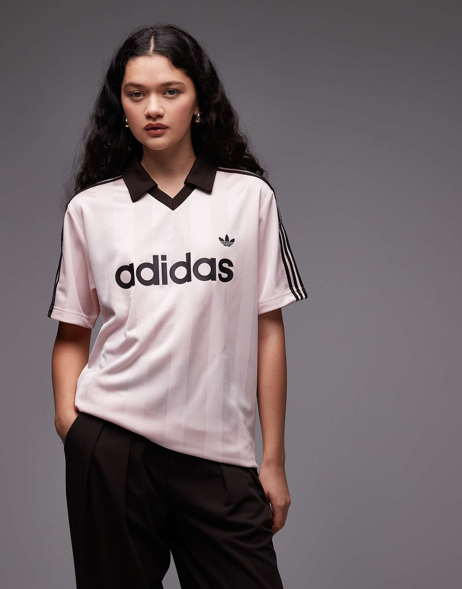 Adidas Originals jersey in dusty pink light pink 9690₽