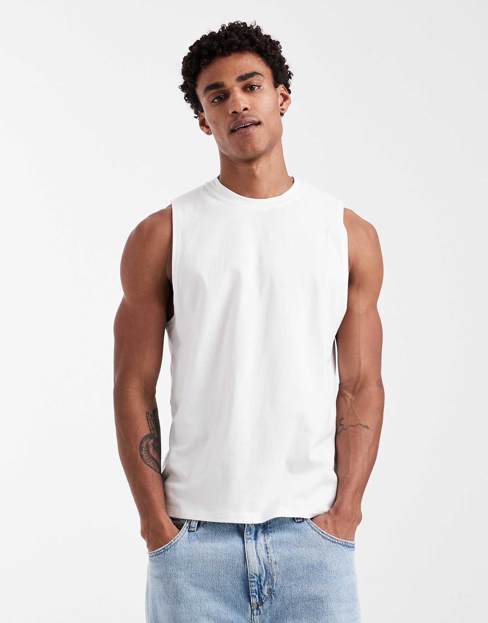 ASOS DESIGN Essentials regular fit tank in white white 2490₽