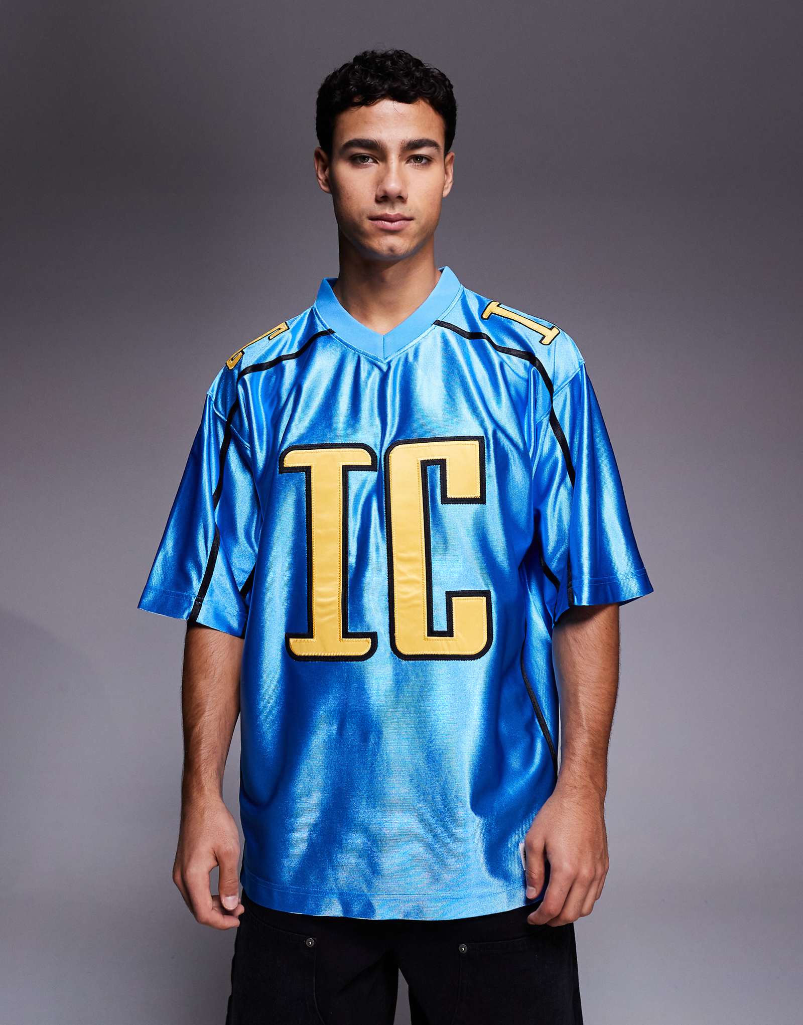 ICECREAM logo football jersey in blue 22290₽