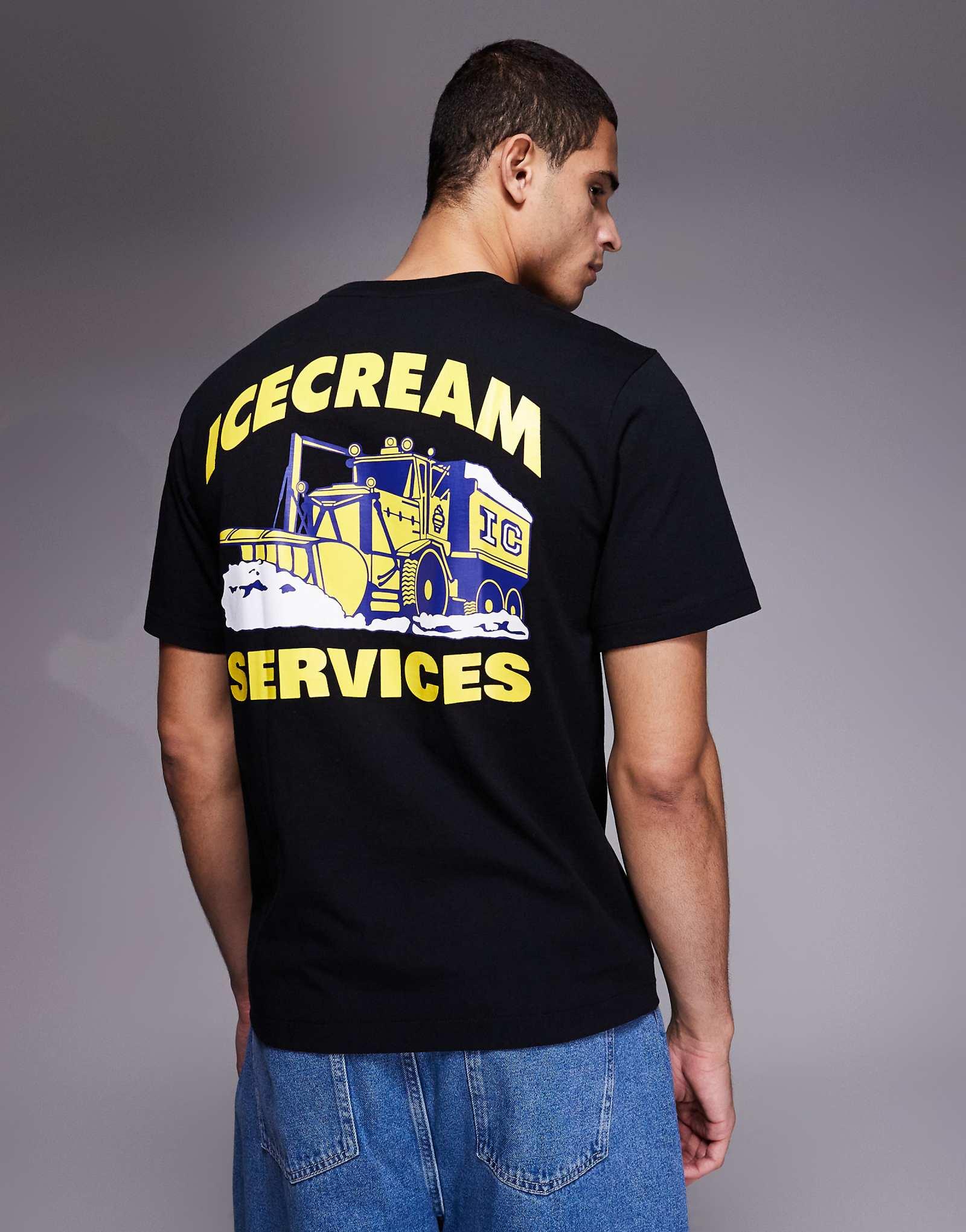 ICECREAM services logo T-shirt in black black 10690₽