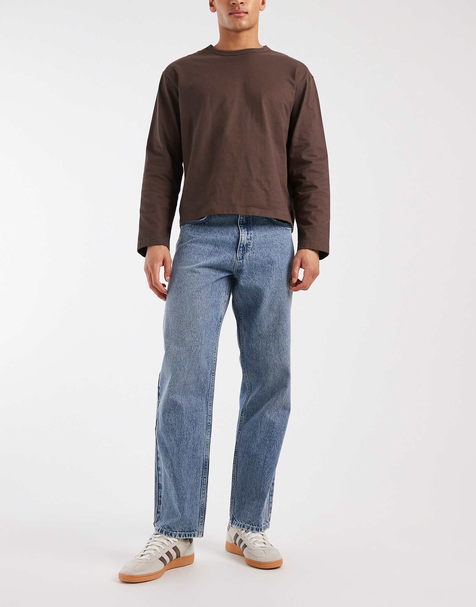 Redefined Rebel Brooklyn loose fit jeans in light blue light blue