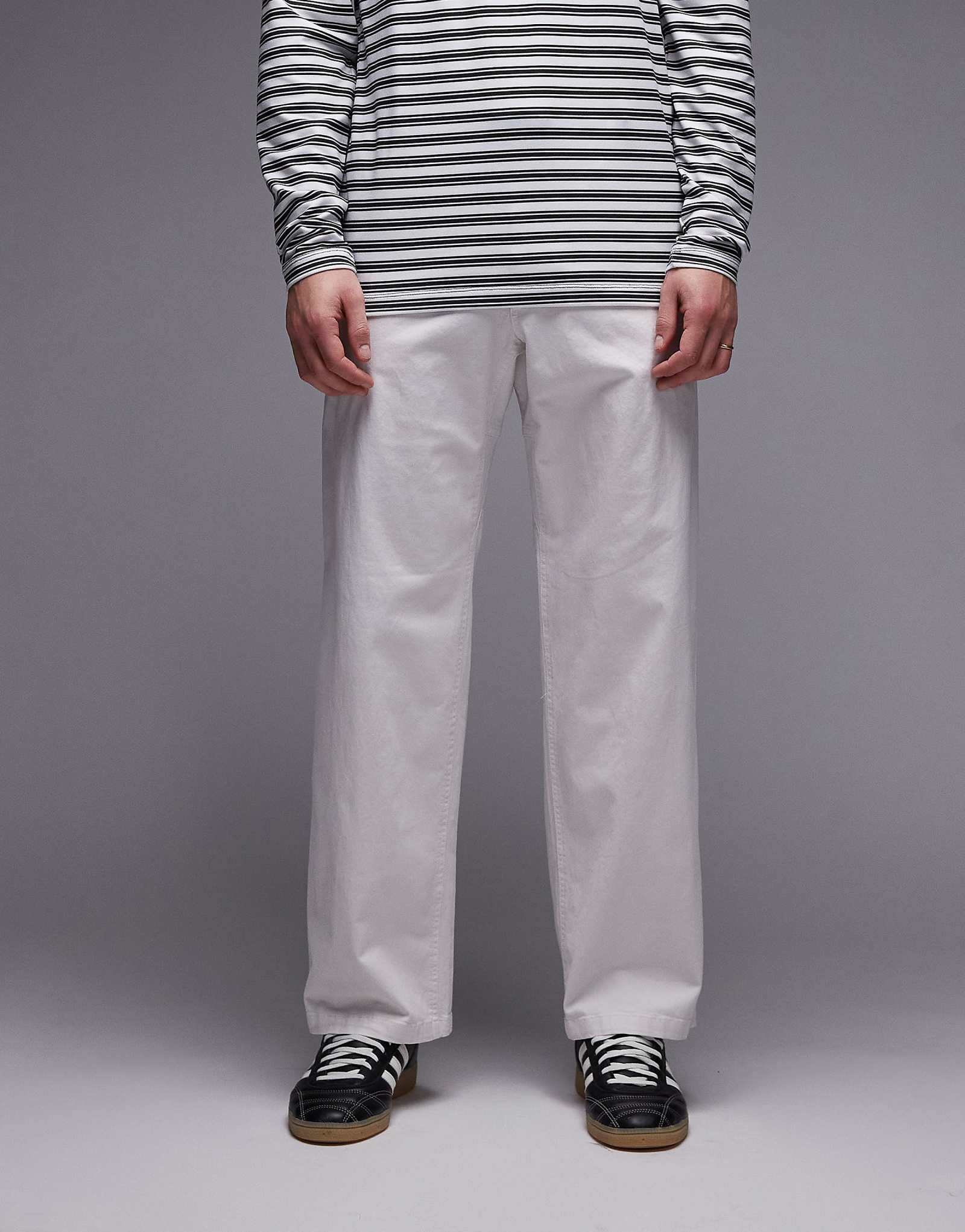 Gramicci Cliff relaxed fit pants in shell beige 43790₽