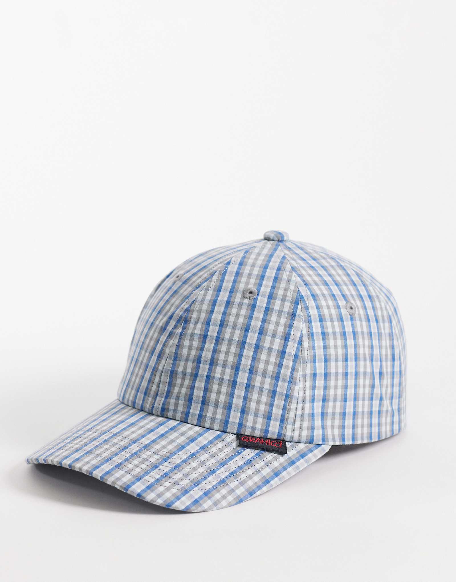 Gramicci millwood plaid cap in navy navy 16890₽