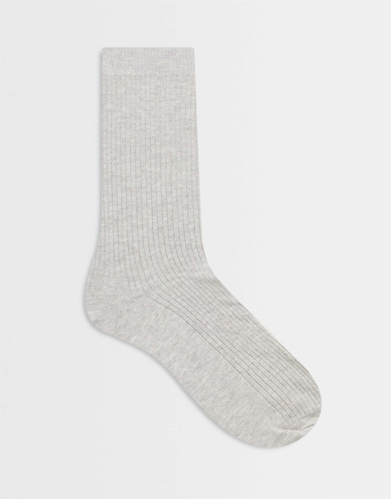Selected ankle socks in light gray light gray melange 1790₽