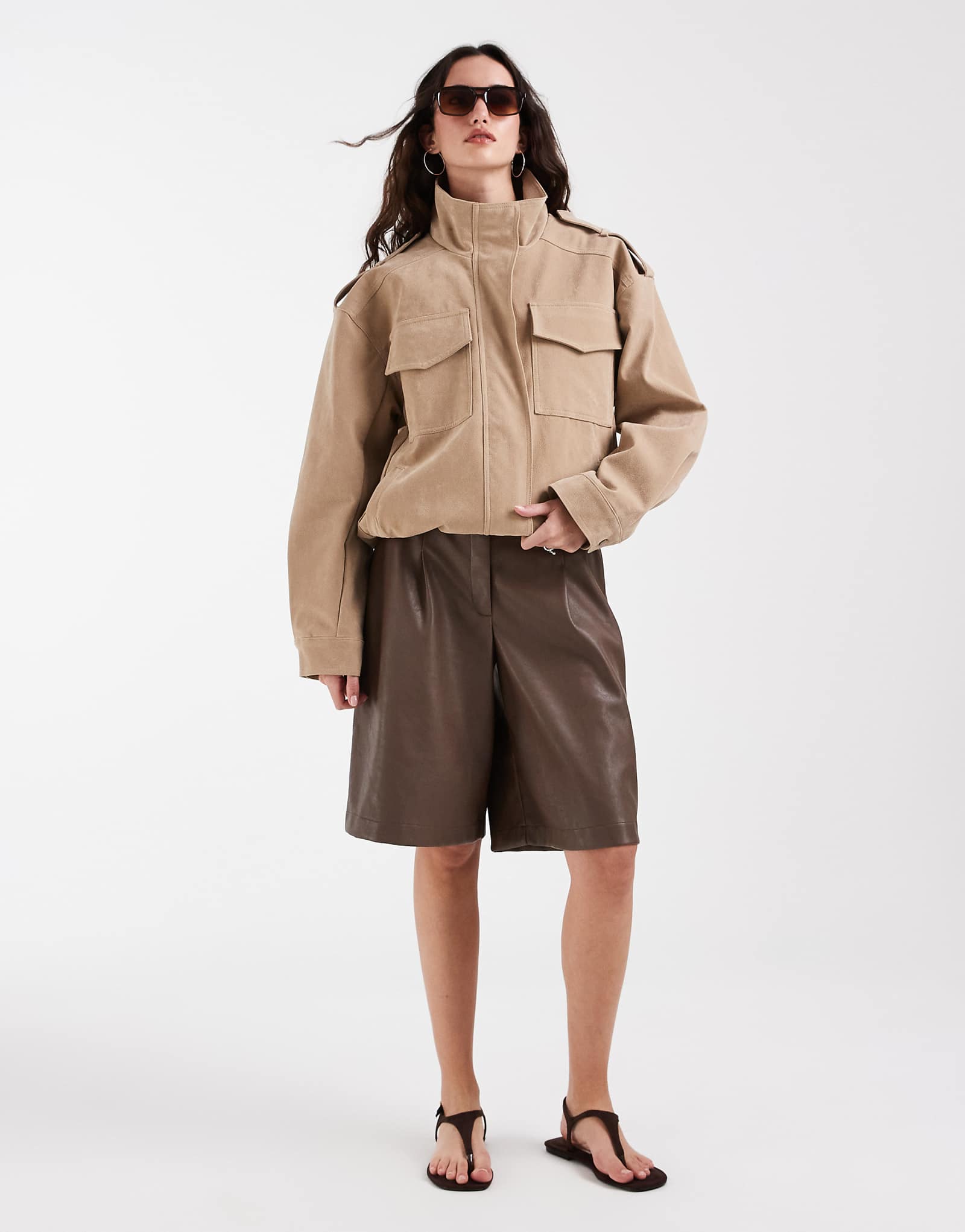 Bronze Snake Alegra jacket in taupe taupe 31990₽