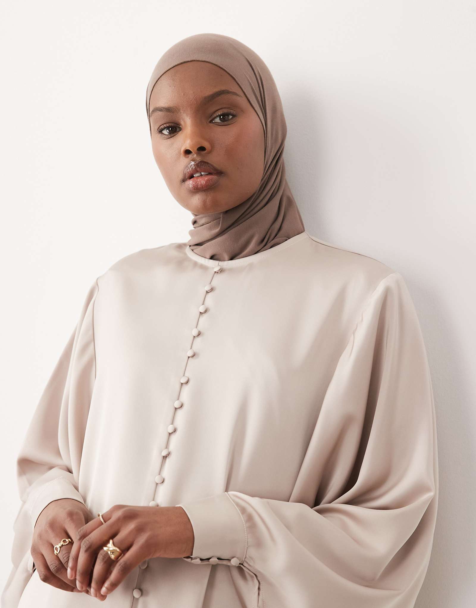 IYAL jersey headscarf in camel camel 6190₽