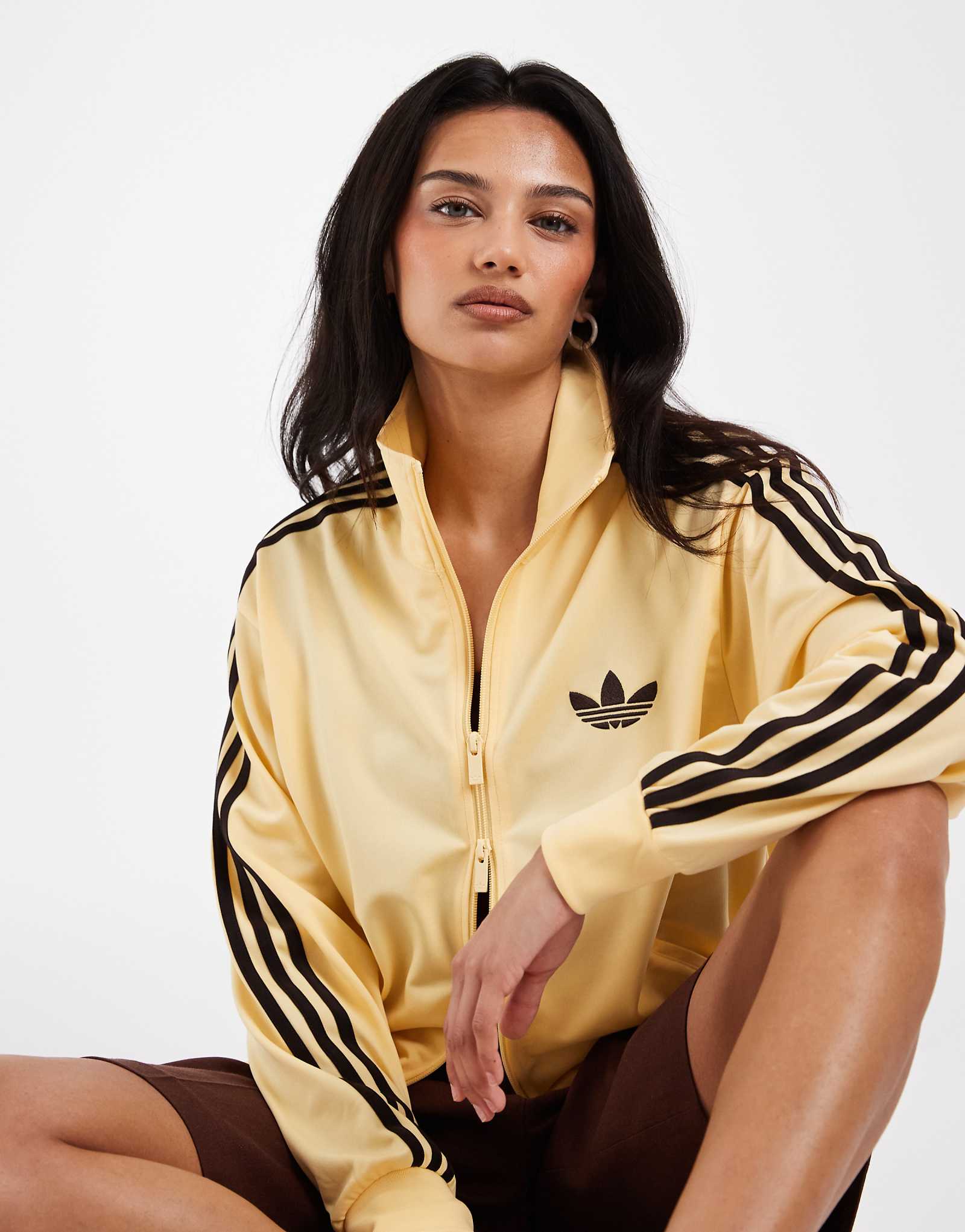 Adidas Originals Firebird track top in yellow and brown yellow 16490₽