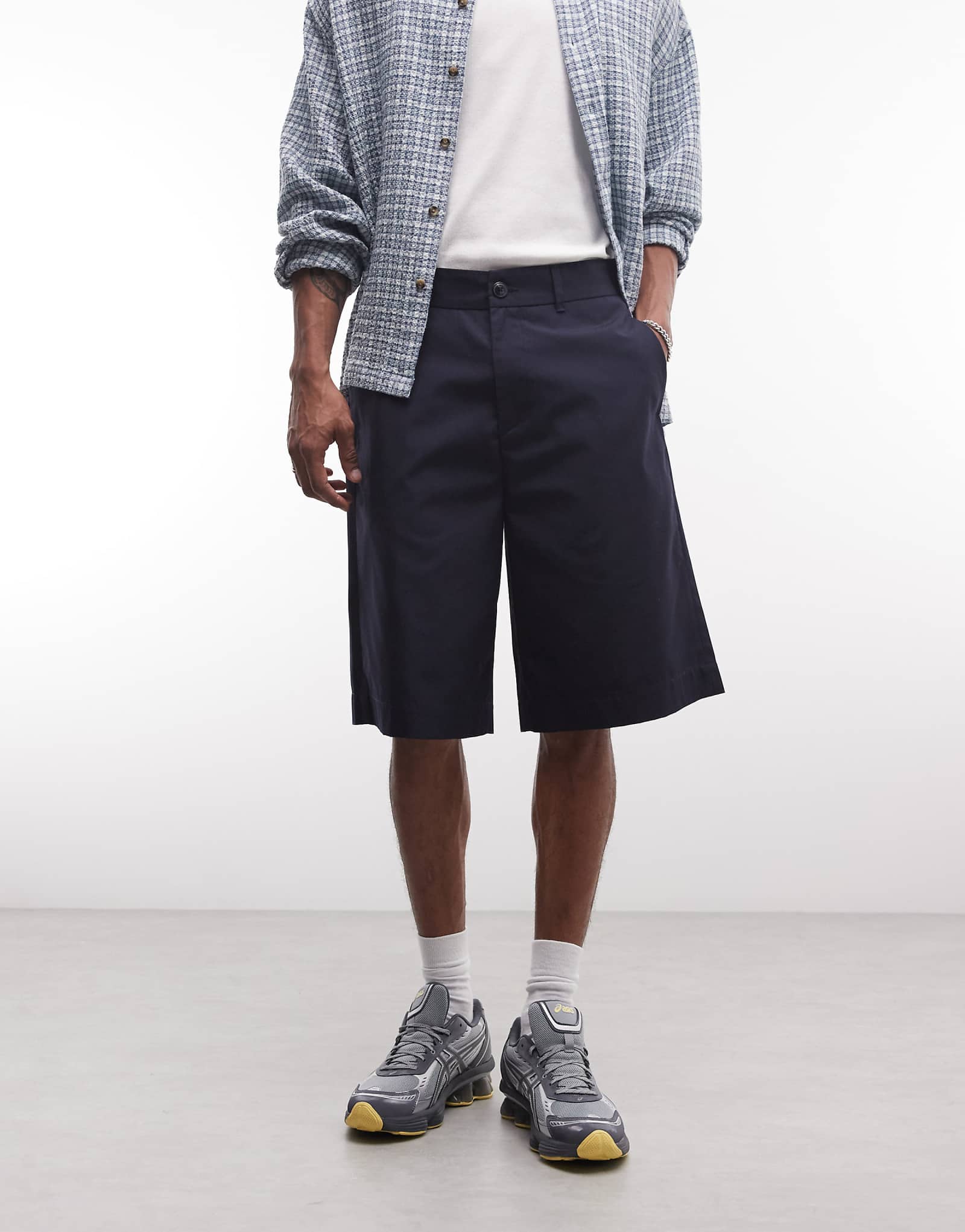 Redefined Rebel Damian baggy shorts in navy navy 10190₽