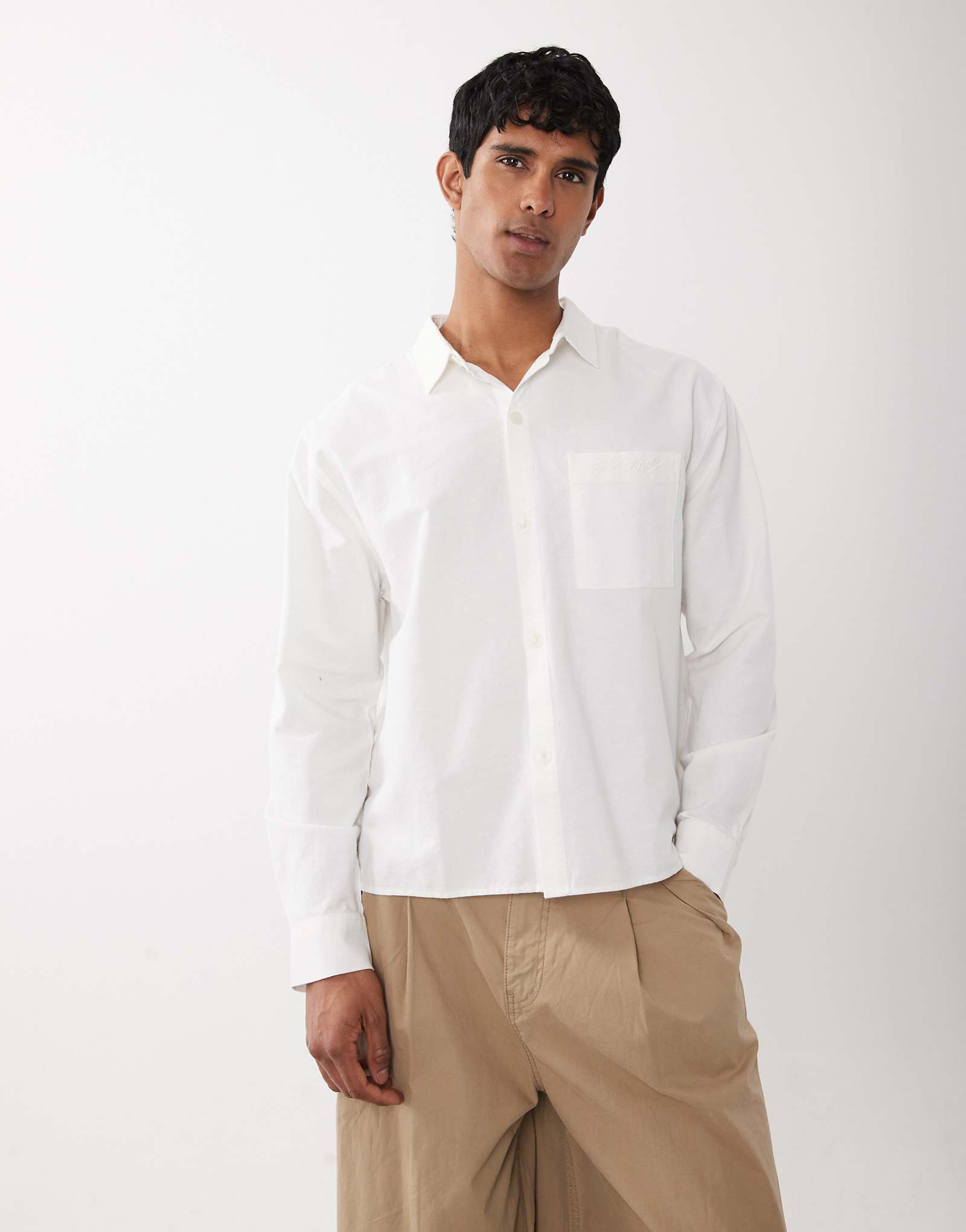 Cotton On long sleeve shirt in white white 11790₽