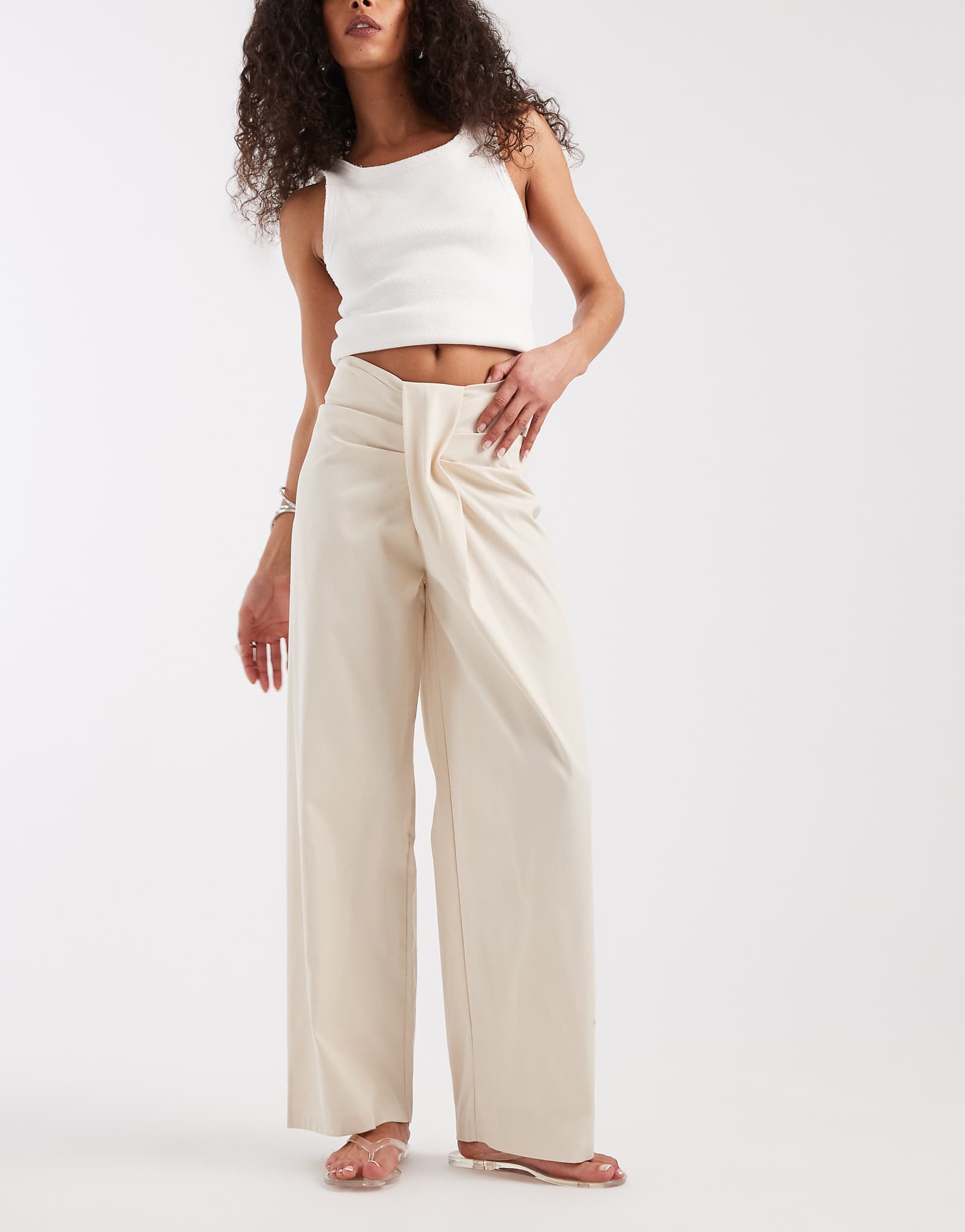 Bronze Snake Zaya pants in ivory ivory 20890₽